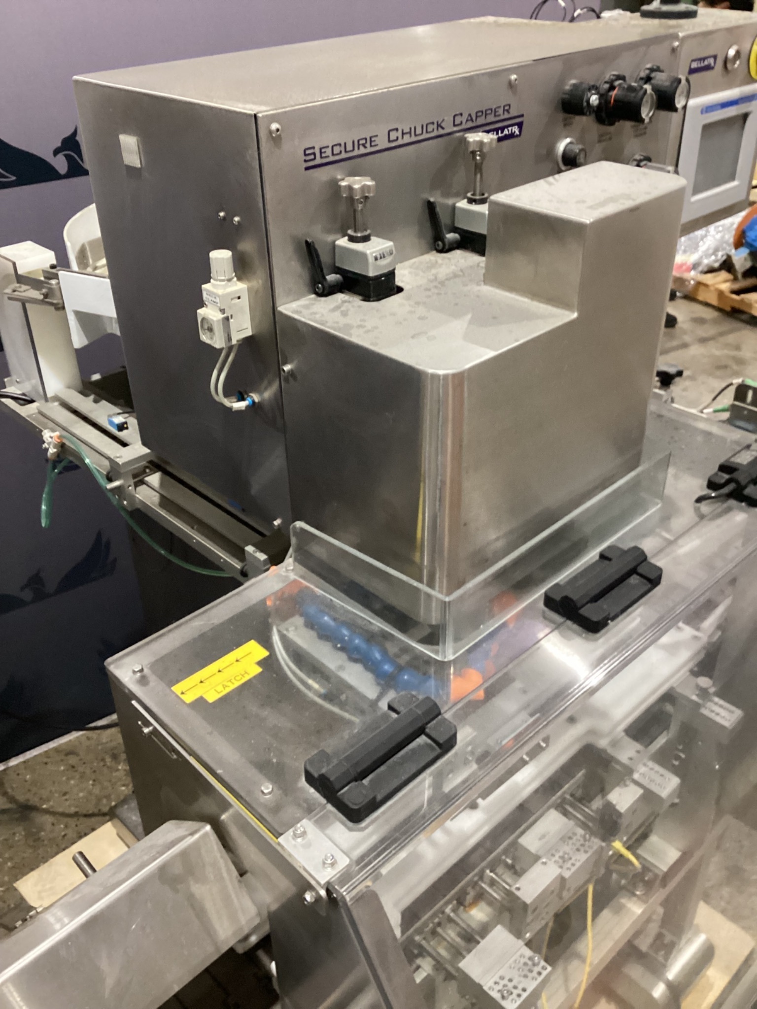 BELLATRX SCS SECURE CHUCK CAPPER APPLICATOR MACHINE USED 13