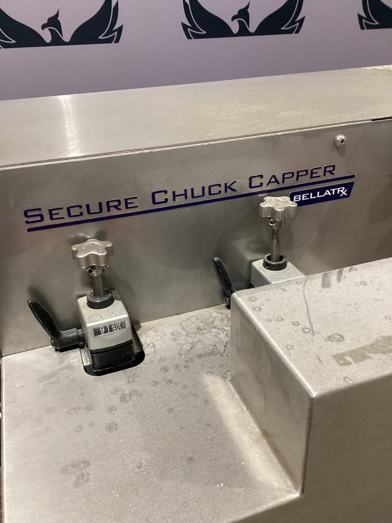BELLATRX SCS SECURE CHUCK CAPPER APPLICATOR MACHINE USED 14