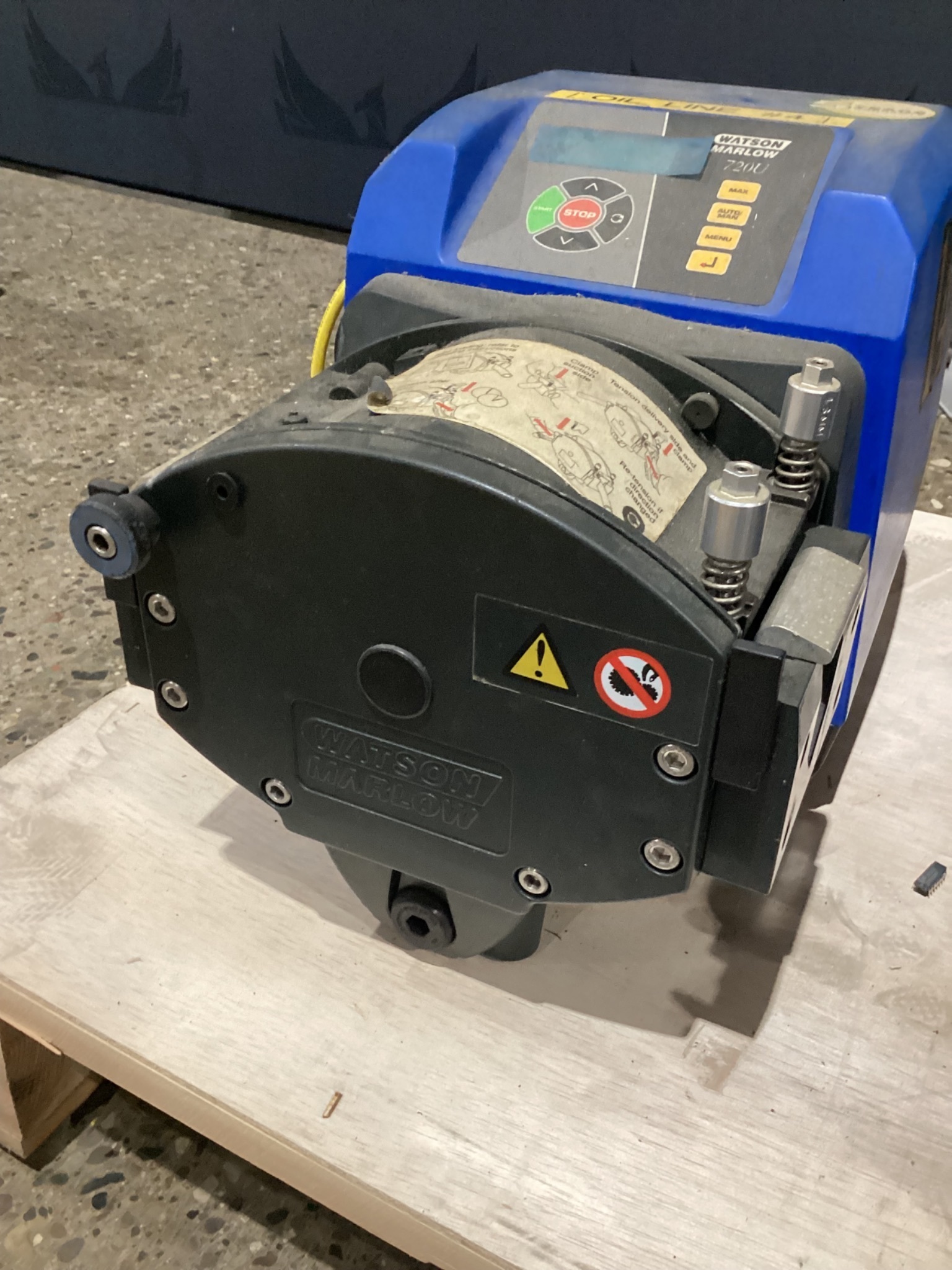 WATSON MARLOW 720UN PERISTALTIC PUMP DRIVE NEMA 4X IP66 USED 7