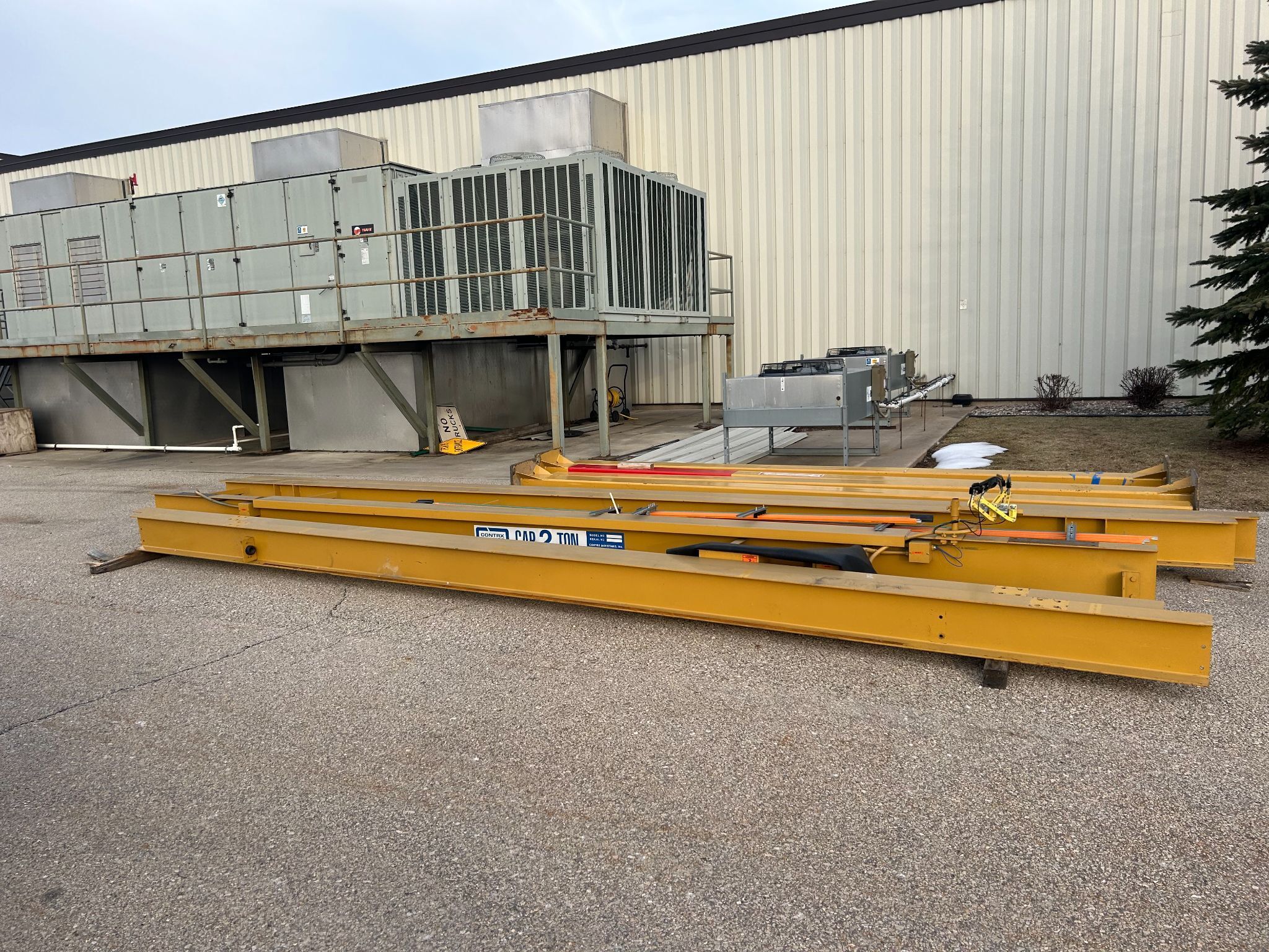 CONTRAX FREE STANDING BRIDGE CRANE WITH HOIST - 2 TON CAPACITY 2