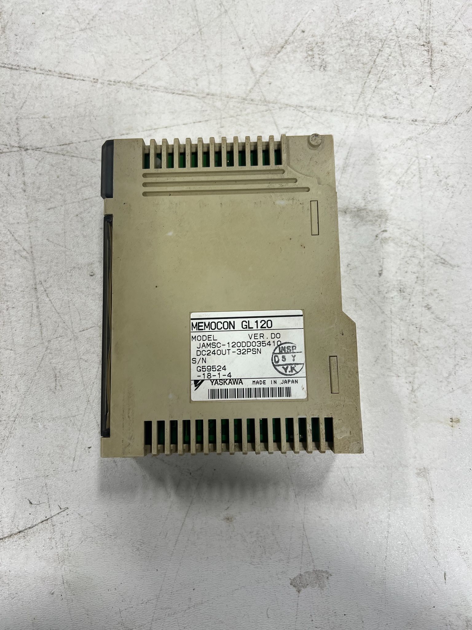 YASKAWA JAMSC-120DD035410 I/O MODULE USED 3