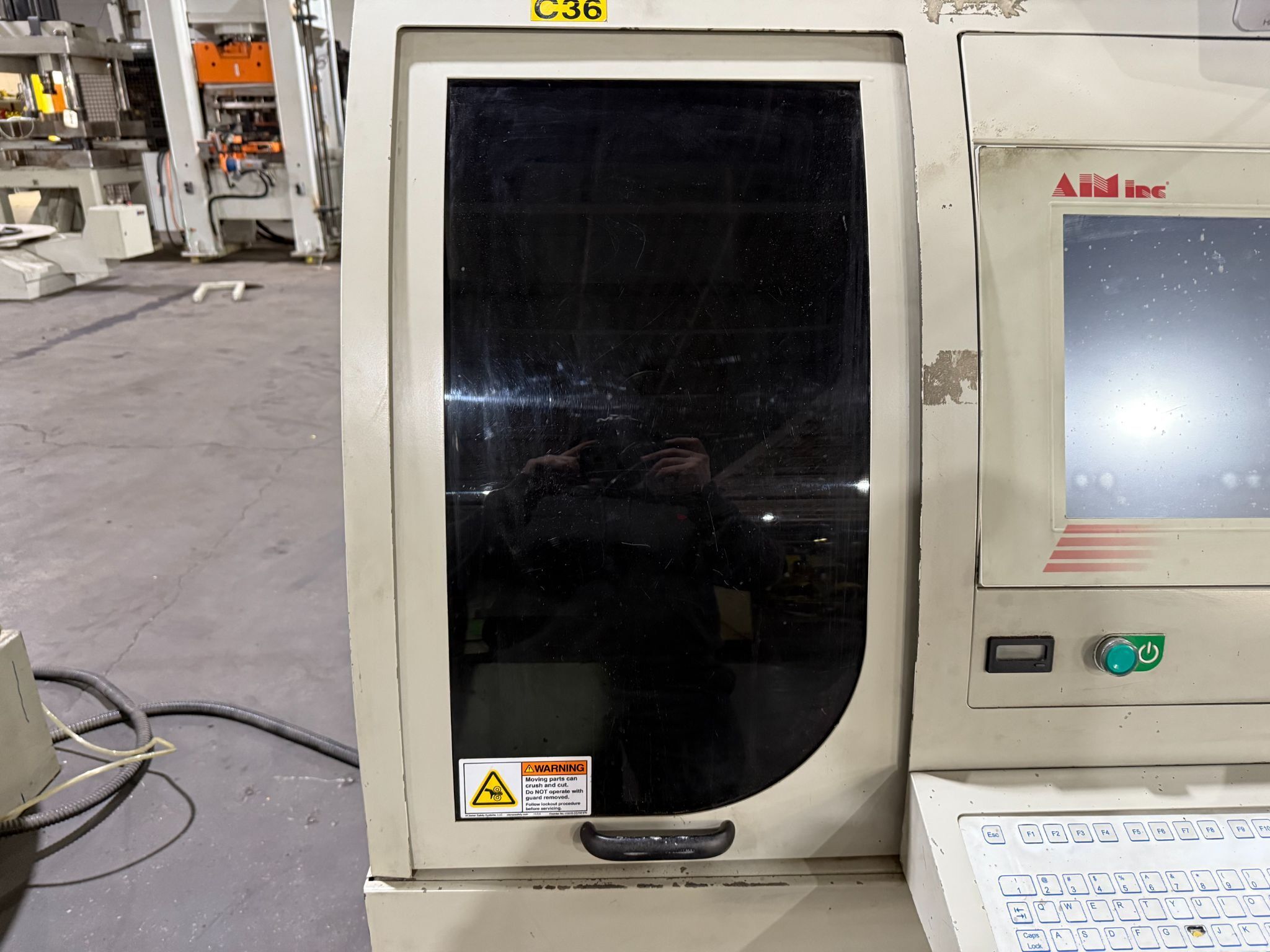 AIM AFC6D 0.08" - 0.25" CNC Wire Bender w/ P270-5 Payoff Unit USED 4