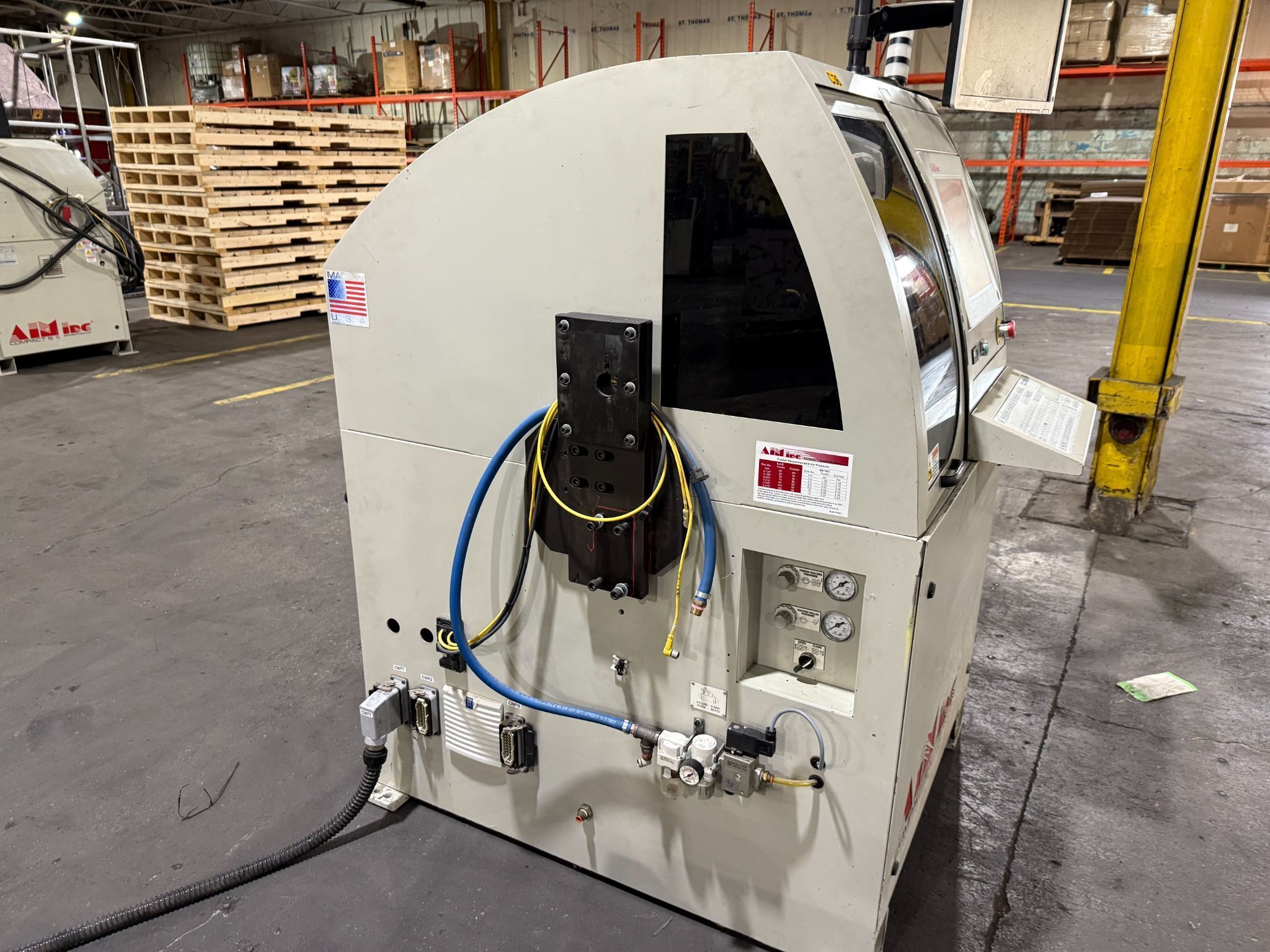 AIM AFC6D 0.08" - 0.25" CNC Wire Bender w/ P270-5 Payoff Unit USED 7