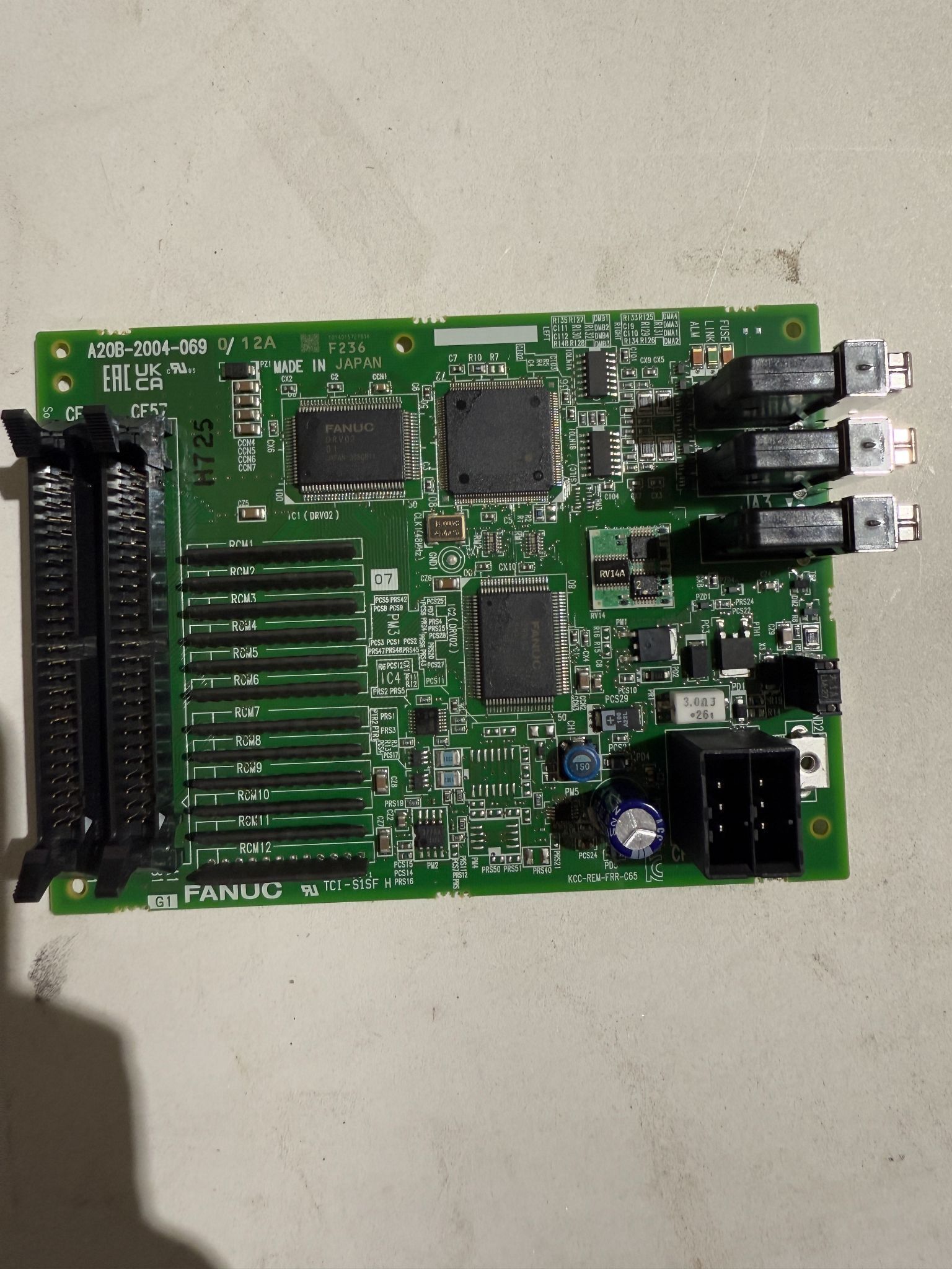 FANUC A20B-2004-0690 /12A I/O Board USED 0