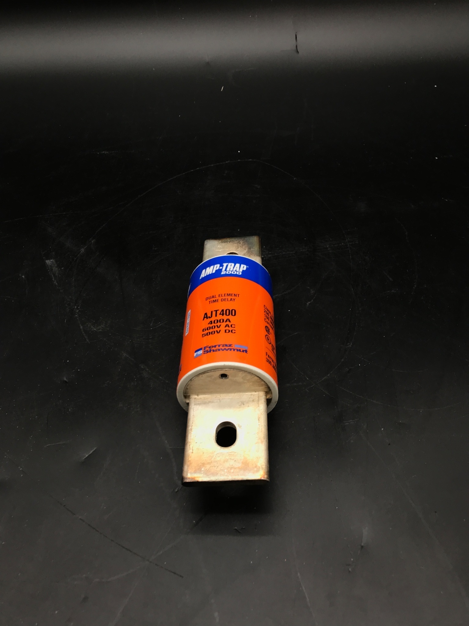FERRAZ SHAWMUT AJT400 Class-J, 600V, 400A Time Delay Fuse USED 1