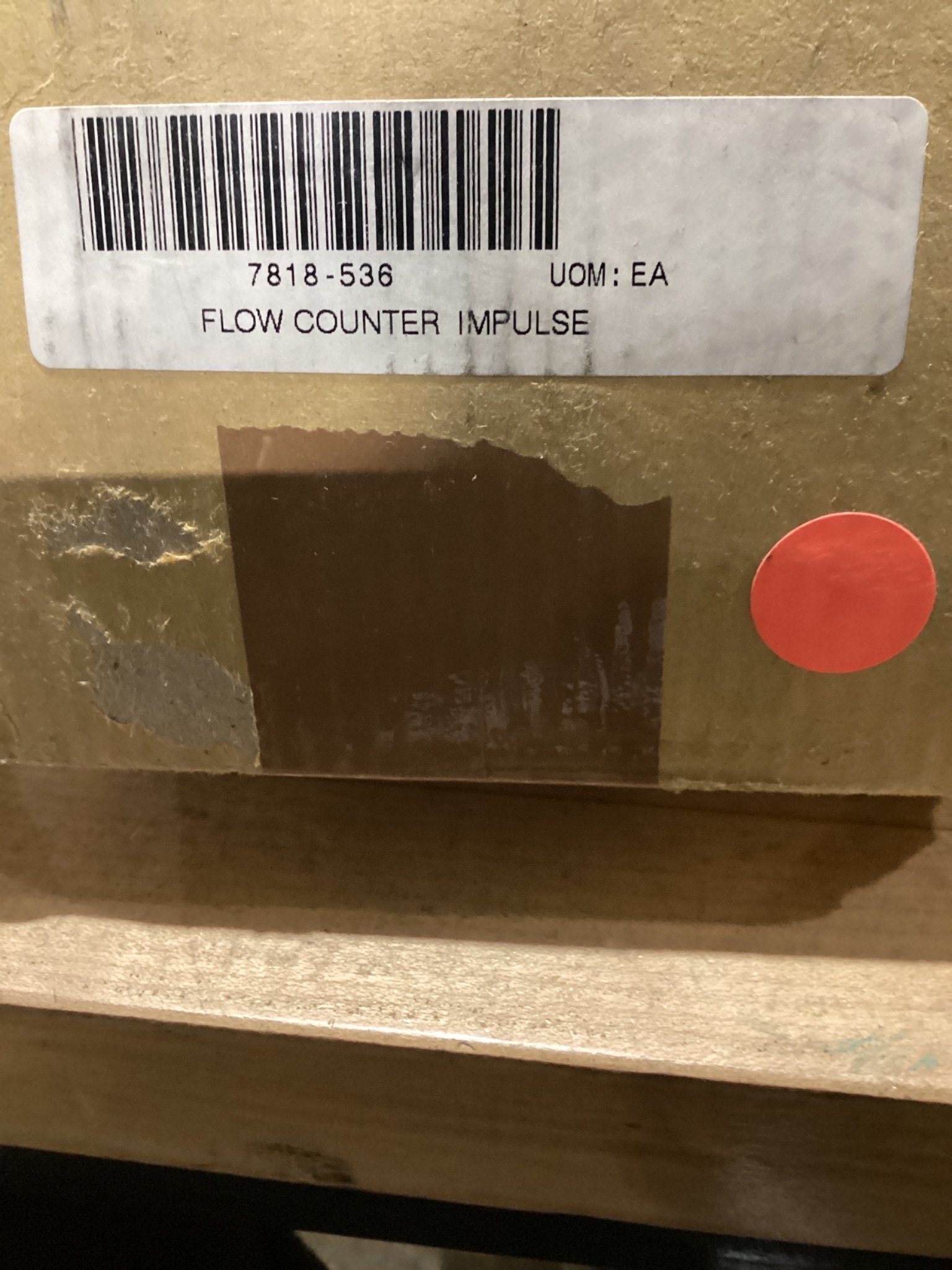 DLJ METER 7818-536 Single Jet Water/Flow Meter USED 3
