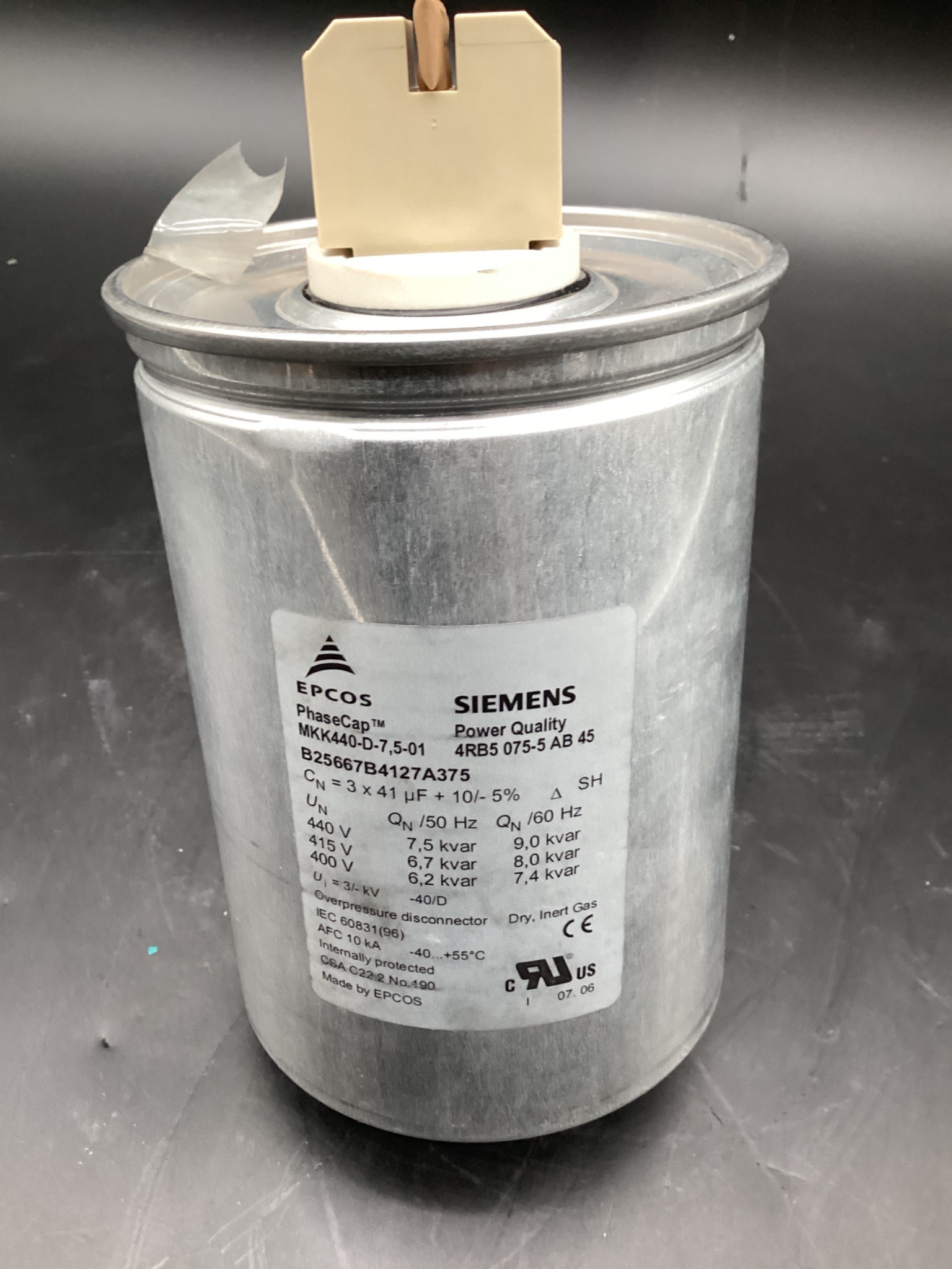 EPCOS MKK440-D-7.5-01 / 4RB5075-5AB45 Capacitor USED 2