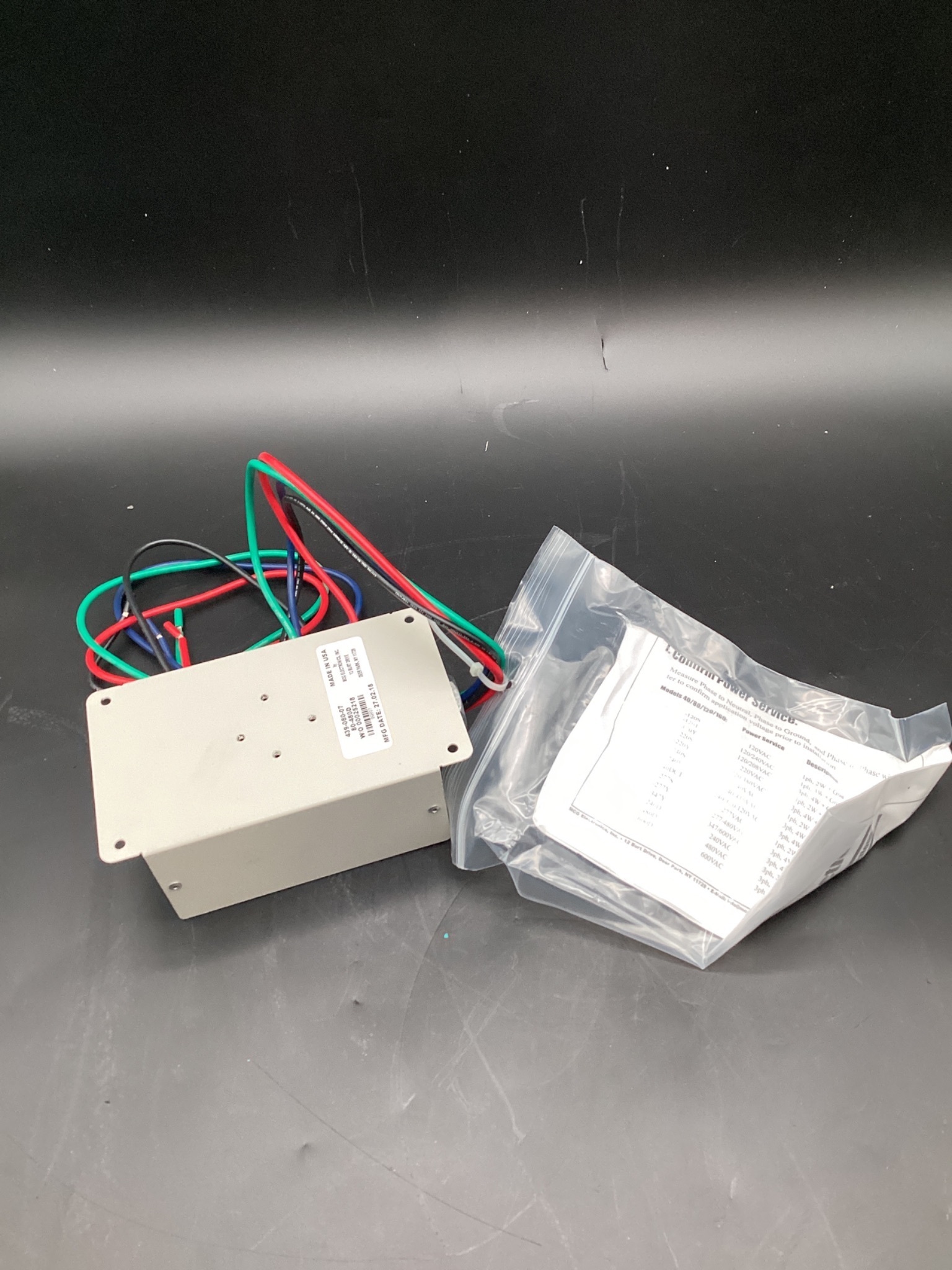 MCG ELECTRONICS 80-480D Surge Protection 439-080-07 USED 1