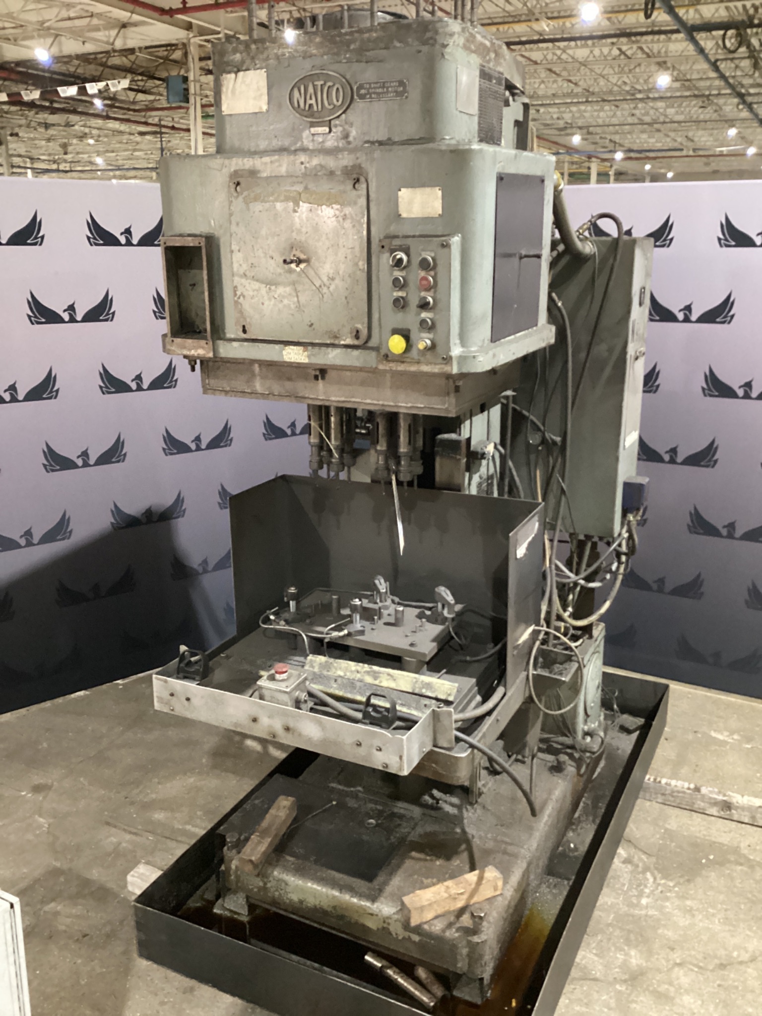 NATCO 10J Multi Spindle Vertical Drill Press USED 0