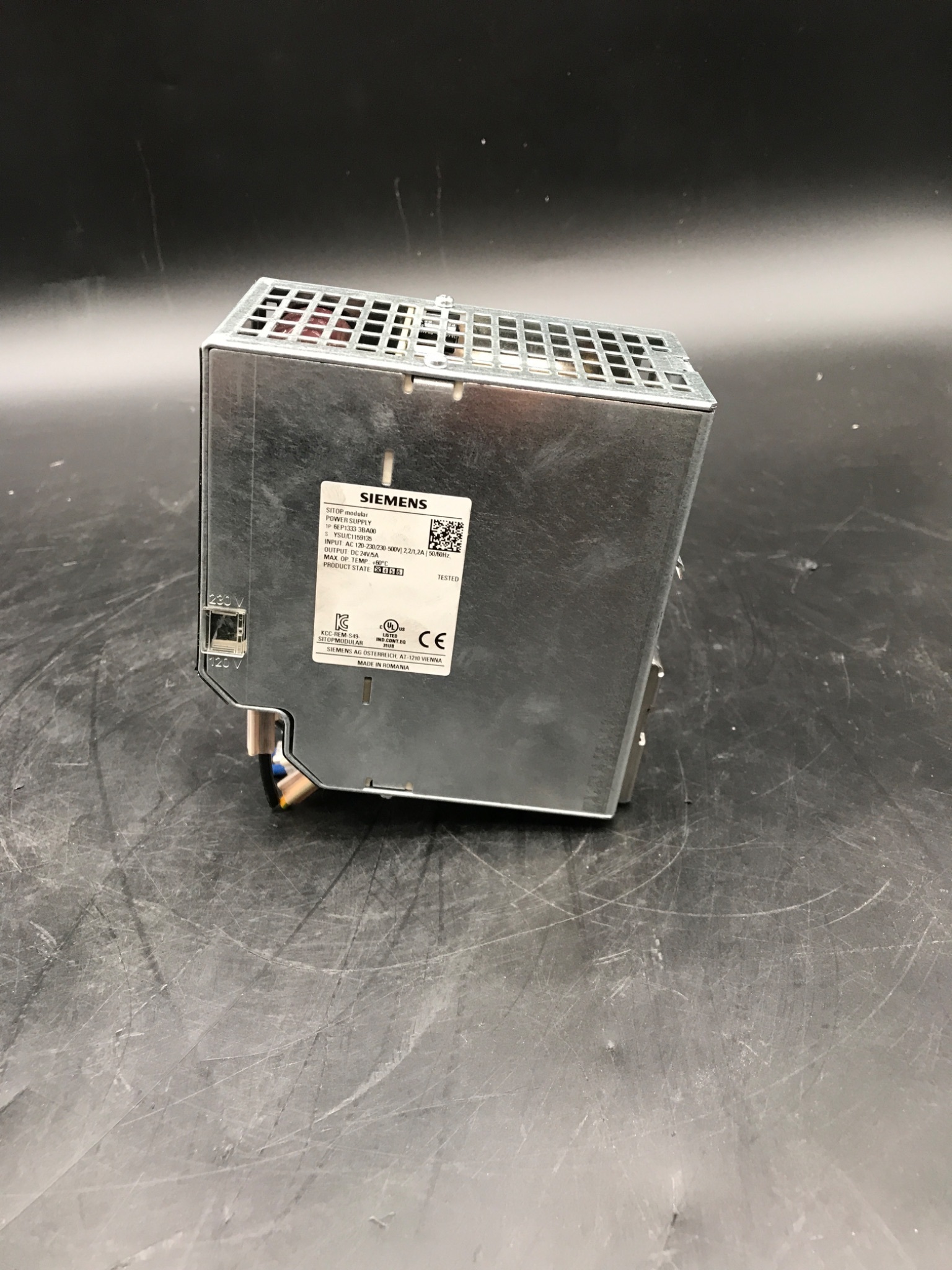 SIEMENS 6EP1333-3BA00 SITOP Modular Power Supply 24VDC, 5A USED 3