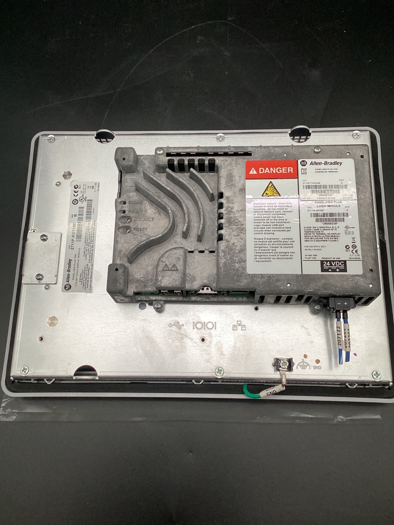 ALLEN-BRADLEY 2711P-T10C4D8 Panelview Plus 1000 Operator Panel USED 1