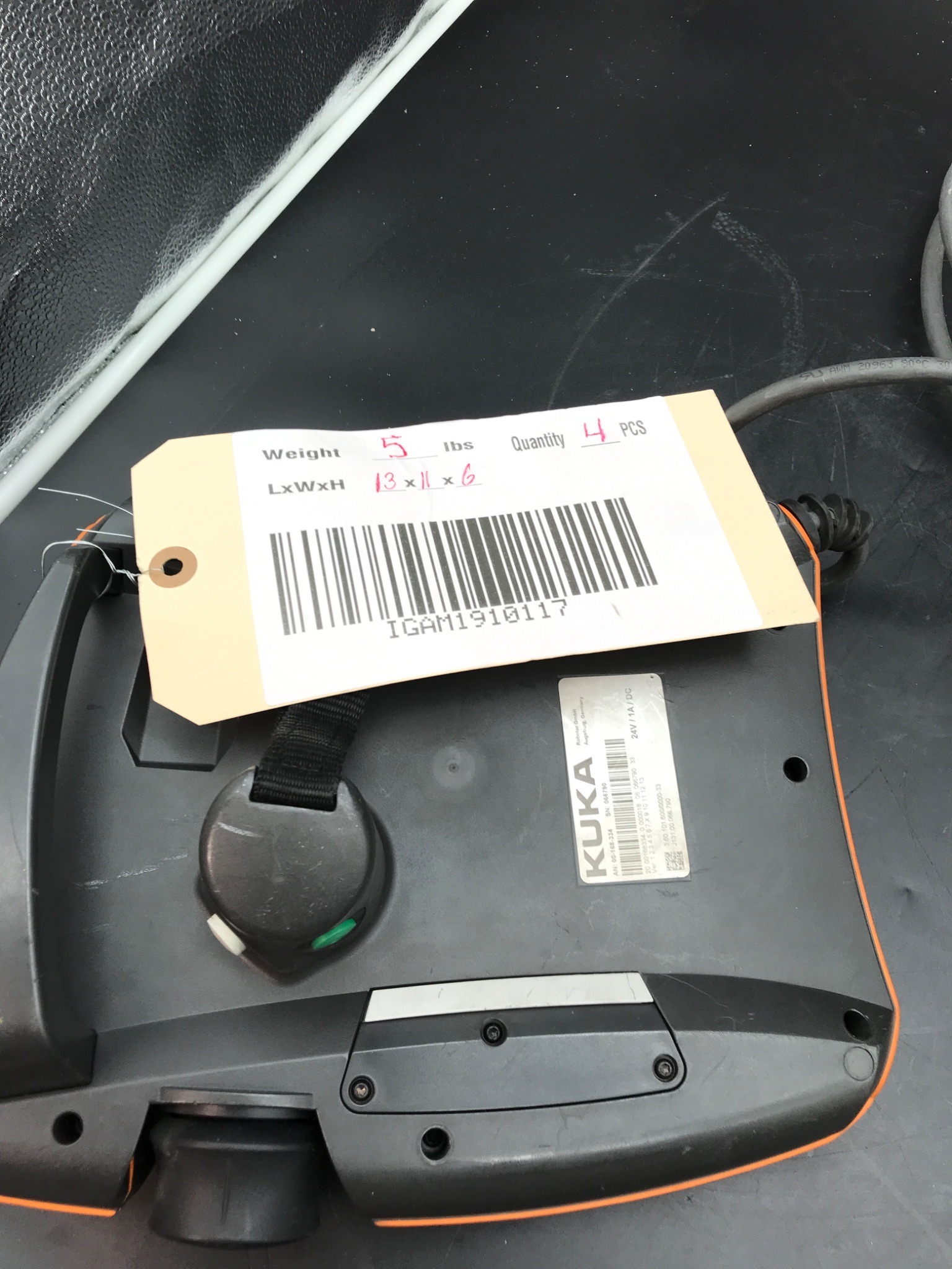KUKA KRC4 00-168-334 Robot Teach Pendant USED 5