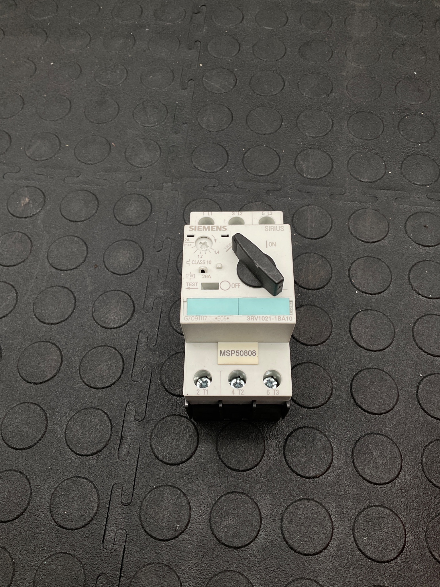 SIEMENS 3RV1021-1BA10 Motor Starter Circuit Breaker USED 0