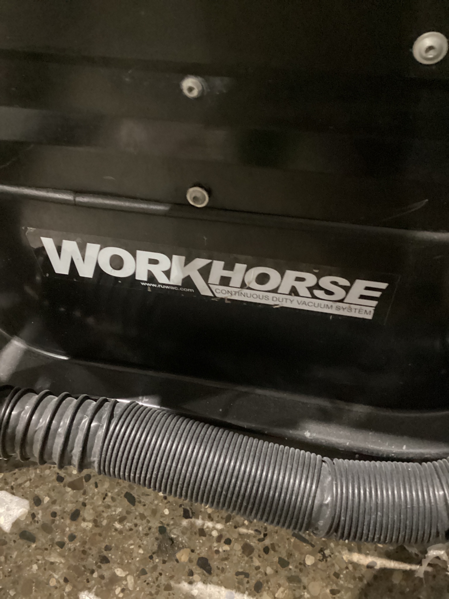 RUWAC DS1000-EX EXPLOSION PROOF INDUSTRIAL VACUUM USED WITH HOSE 5