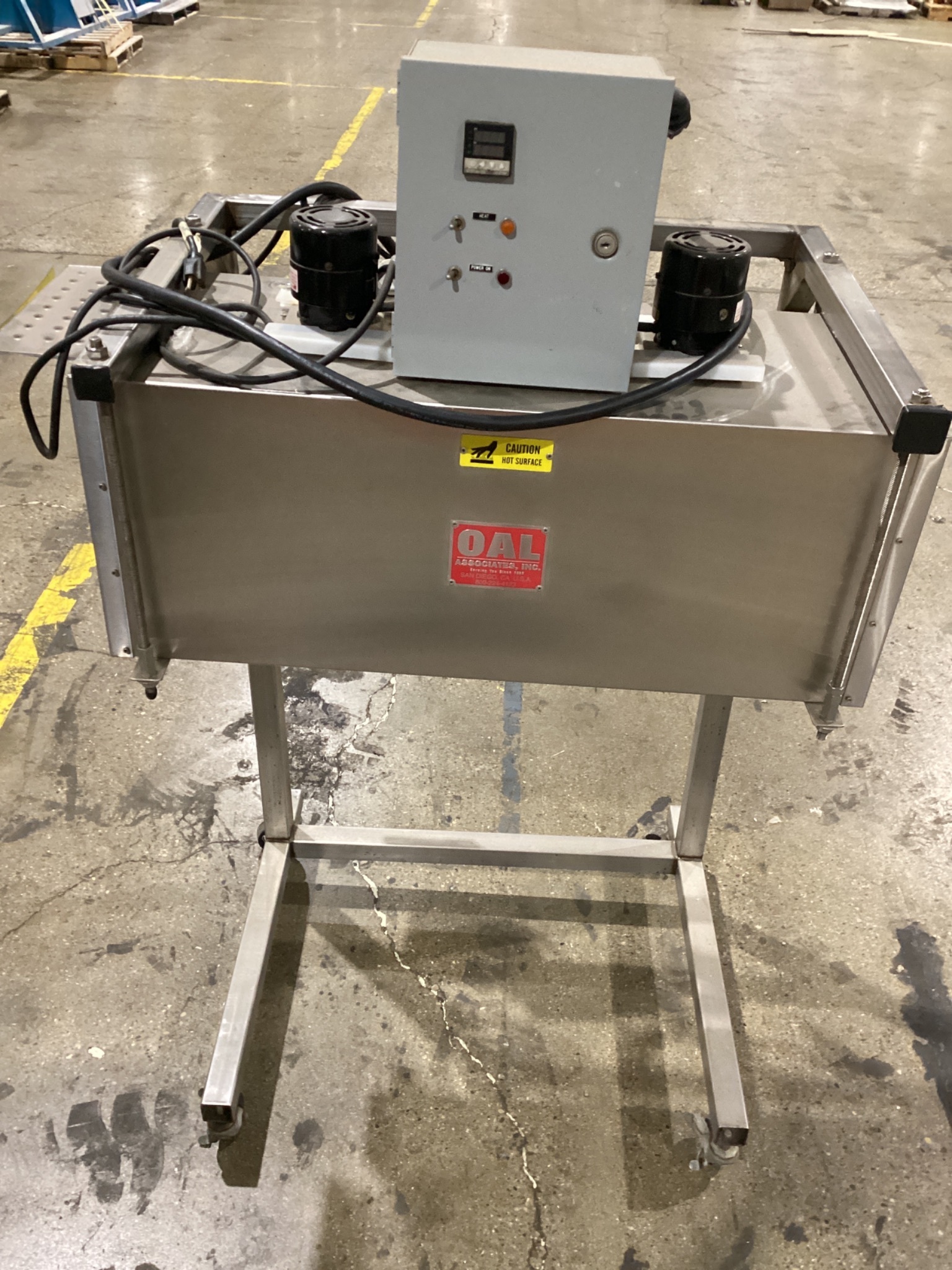 OAL FIRO/RE-6/9/3 6-6L SHRINK HEAT TUNNEL USED 0