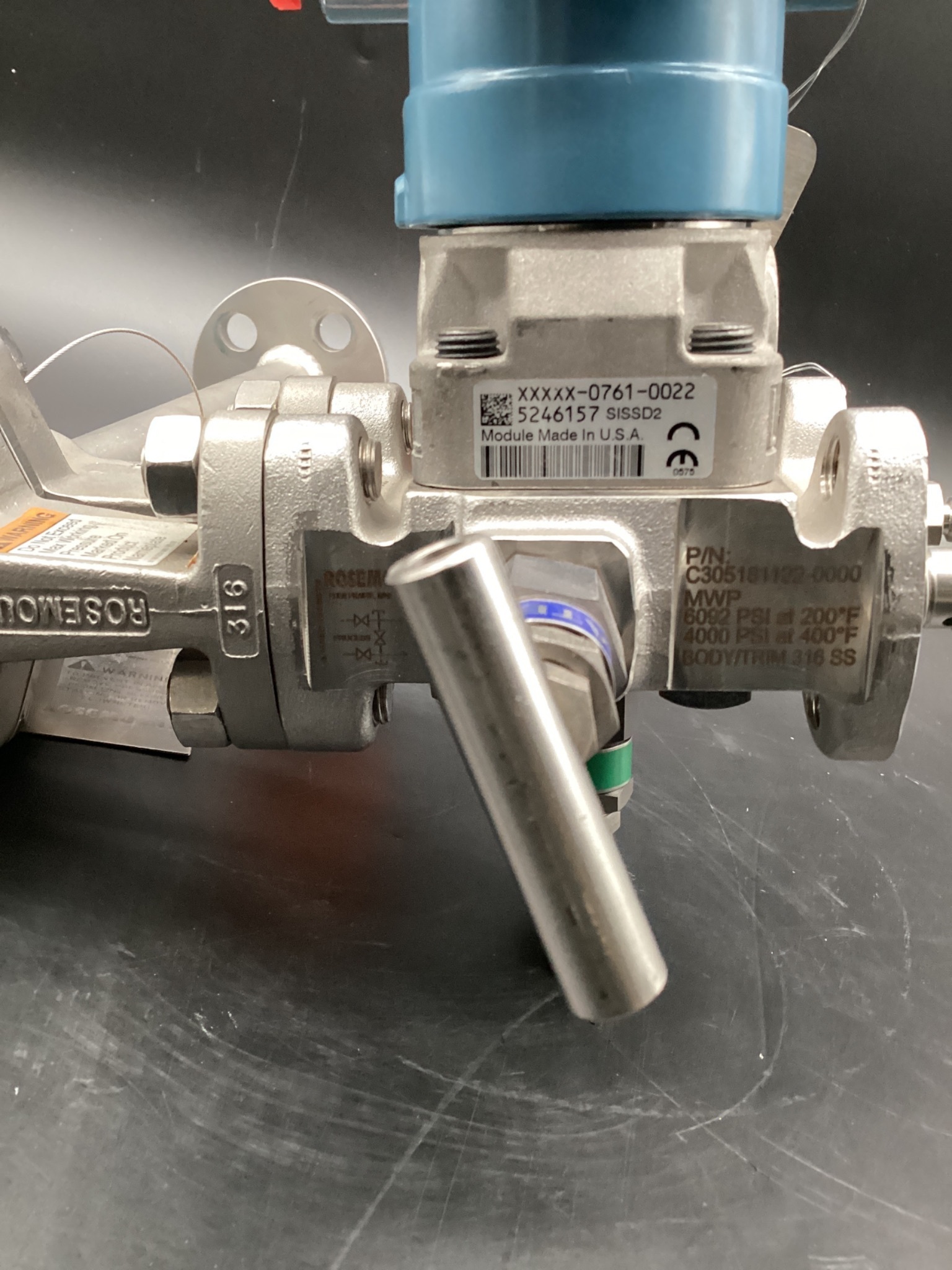 ROSEMOUNT C305181122-0000 Gauge Pressure Transmitter USED 2