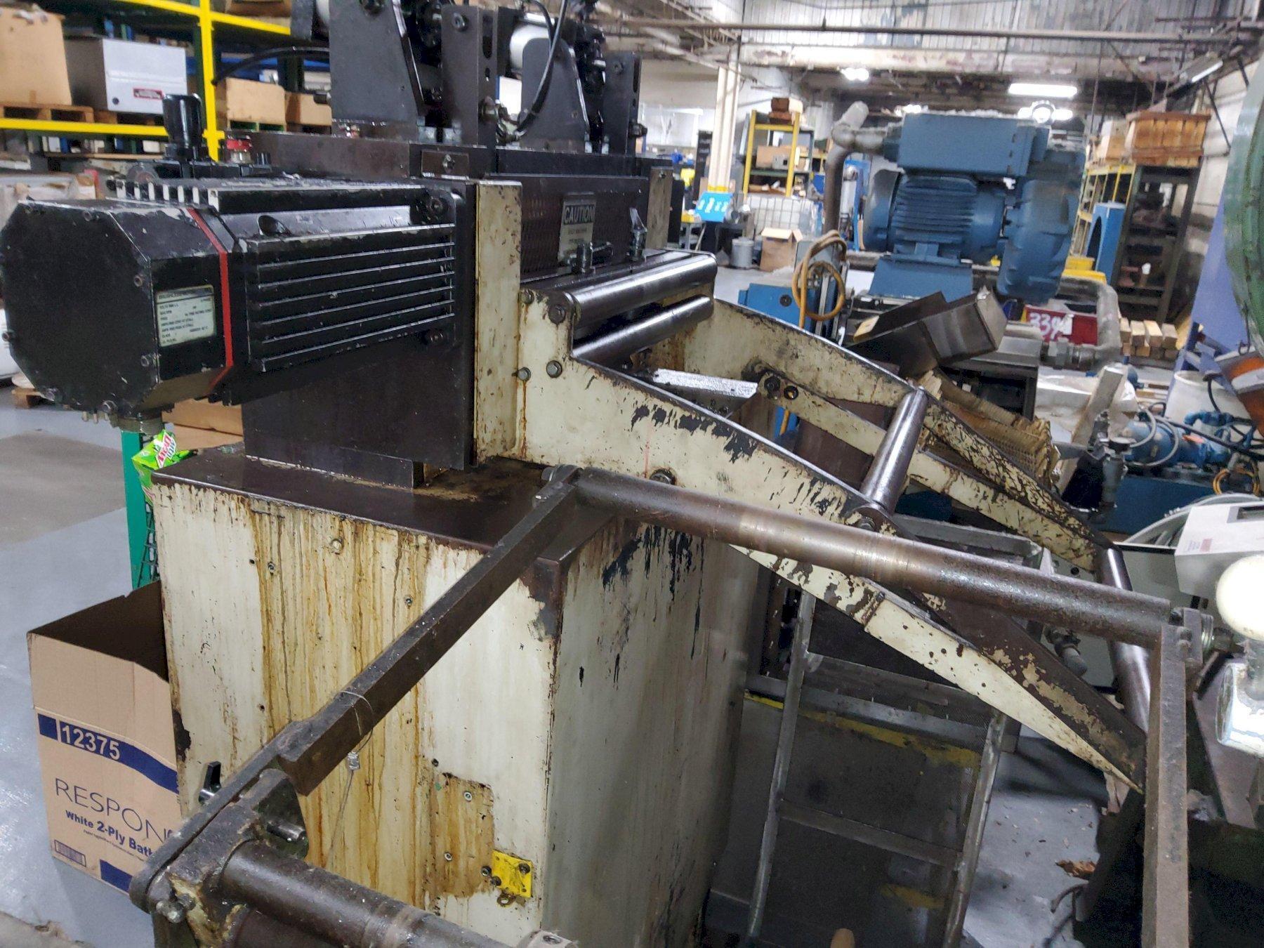 12" X .125 X 4,000 LBS CWP SERVO COIL FEED LINE USED 10