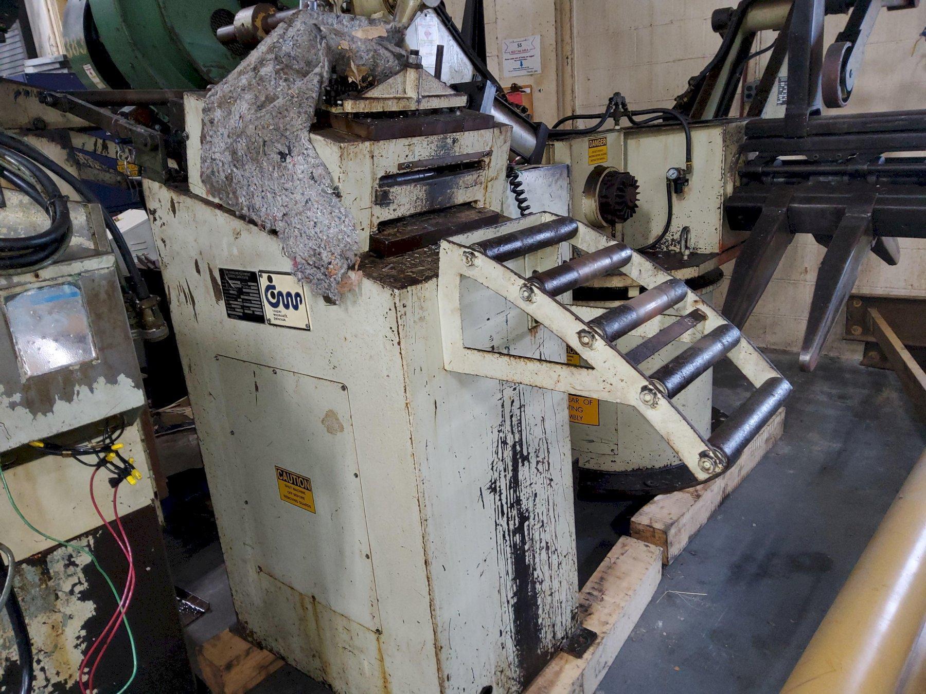 12" X .125 X 4,000 LBS CWP SERVO COIL FEED LINE USED 9