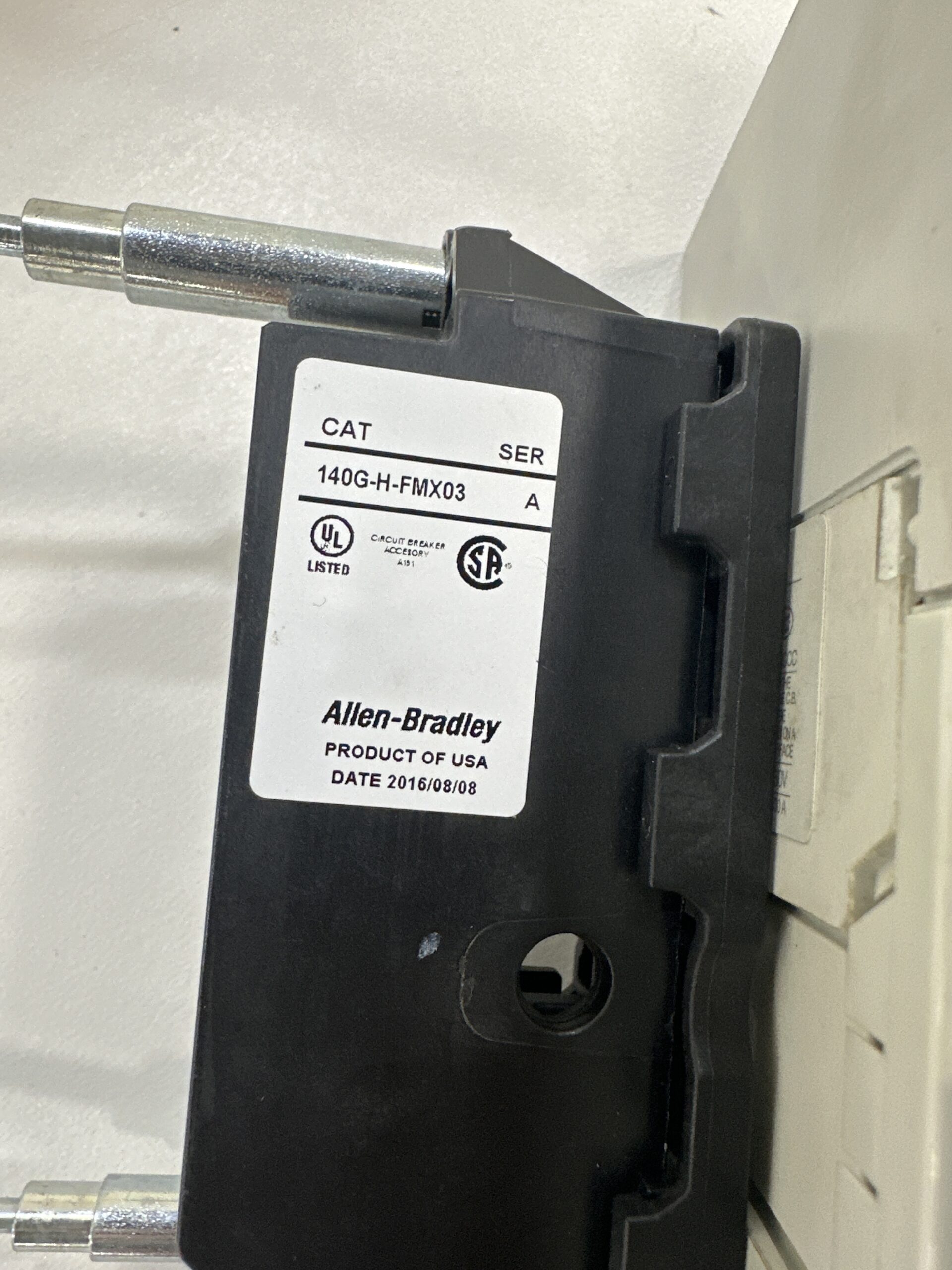ALLEN BRADLEY 140G-H6F3-D10-KJ/140G-H-FMX03 / A Circuit Breaker USED 4
