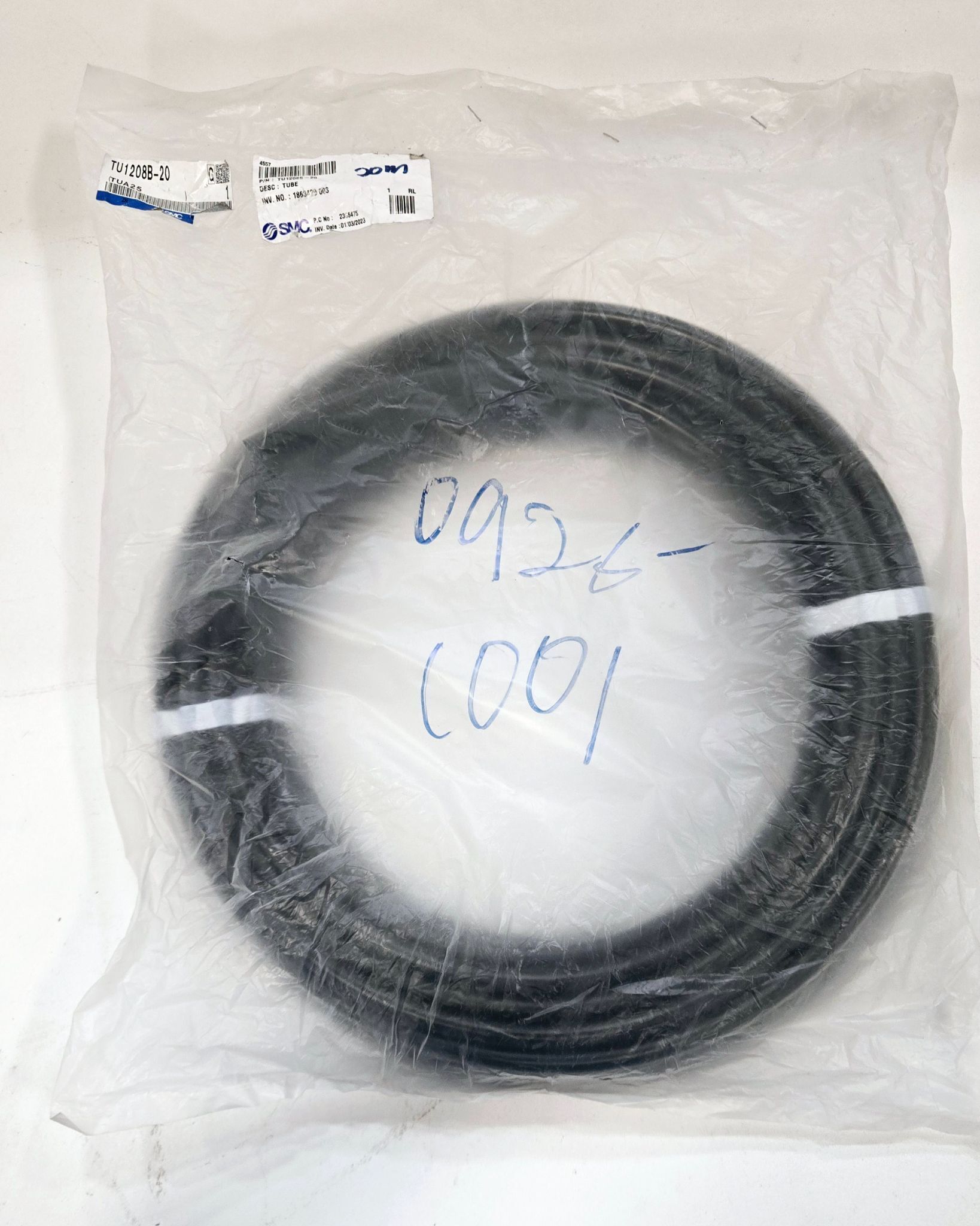 SMC TU1208B-20 TU POLYURETHANE TUBING 20M NEW 0