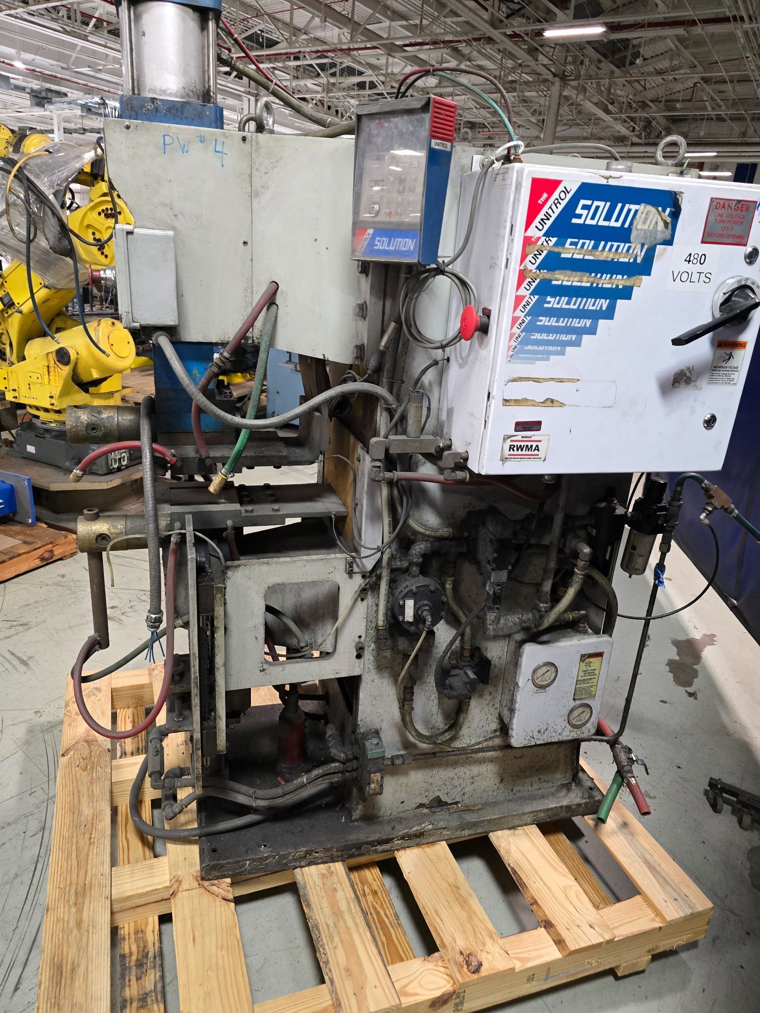 TAYLOR WINFIELD H060038-A SPOT WELDER 100 KVA 460 VOLT USED 3