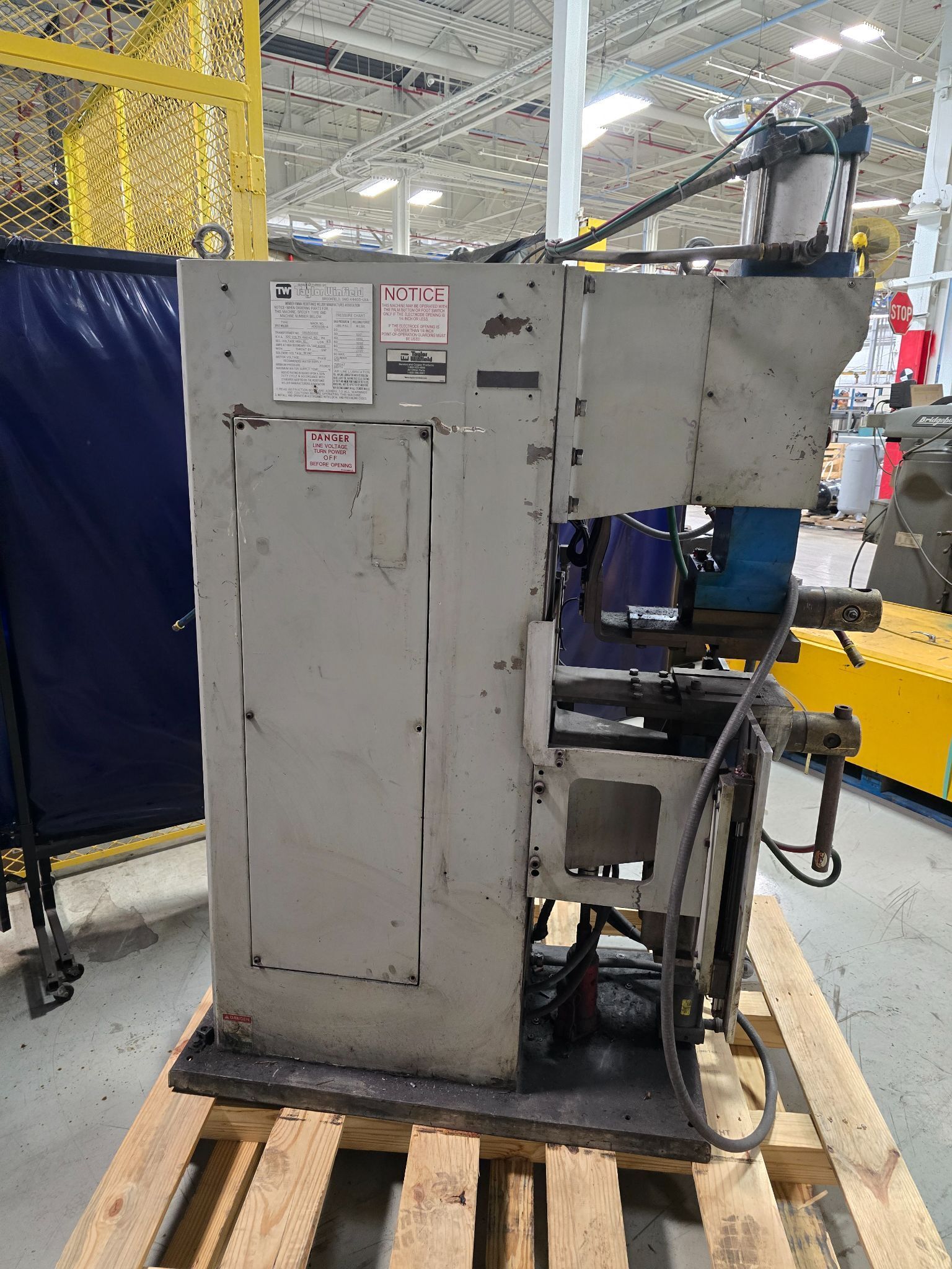 TAYLOR WINFIELD H060038-A SPOT WELDER 100 KVA 460 VOLT USED 2