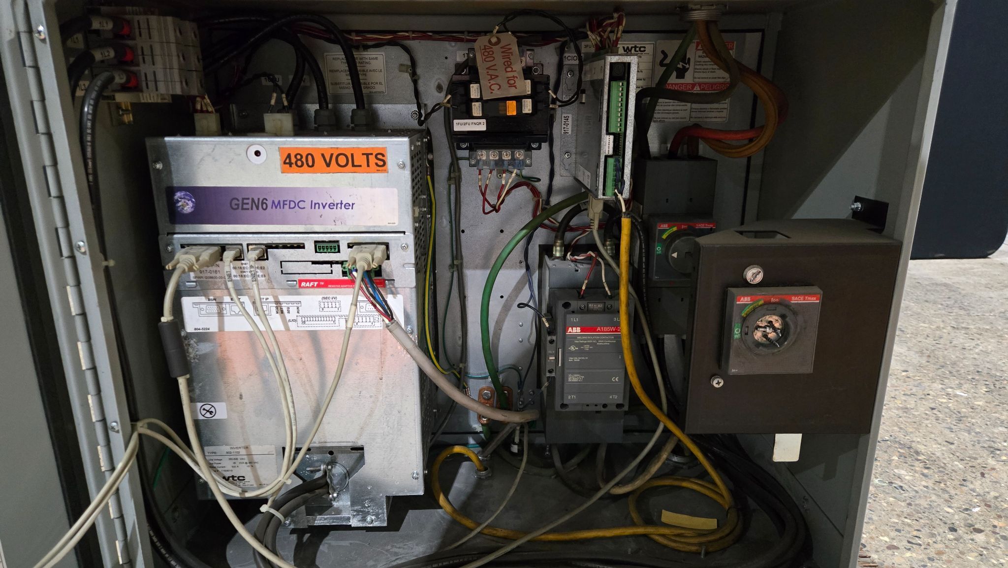 WTC 964-2150VR WELDING CONTROL UNIT USED/DAMAGED 3