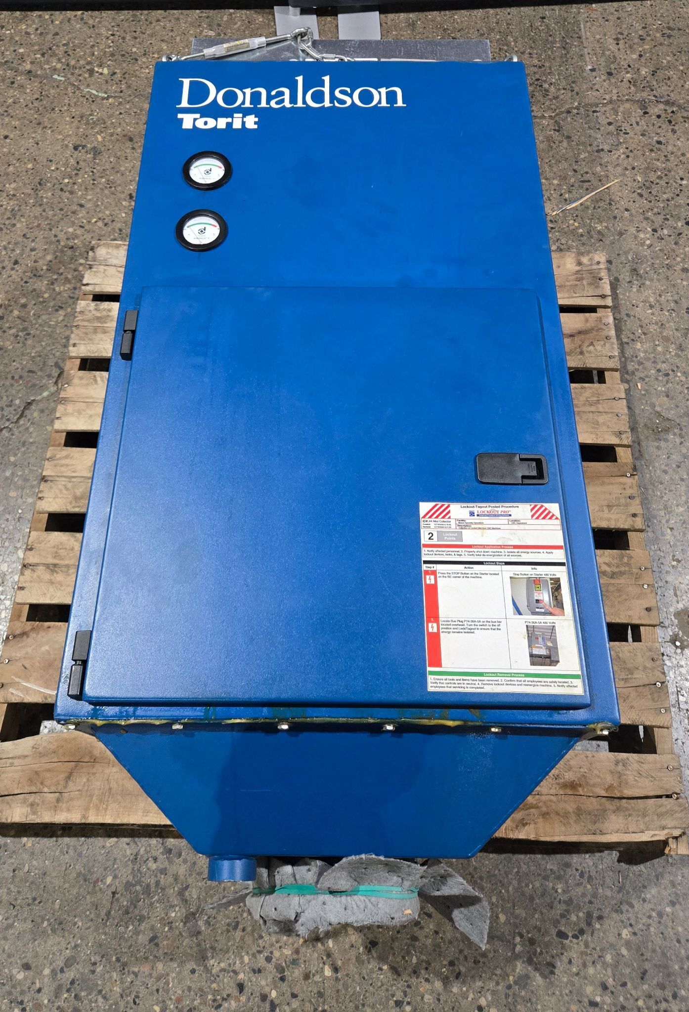 DONALDSON TORIT WSO-15-1 MIST COLLECTOR 1.5HP USED 1