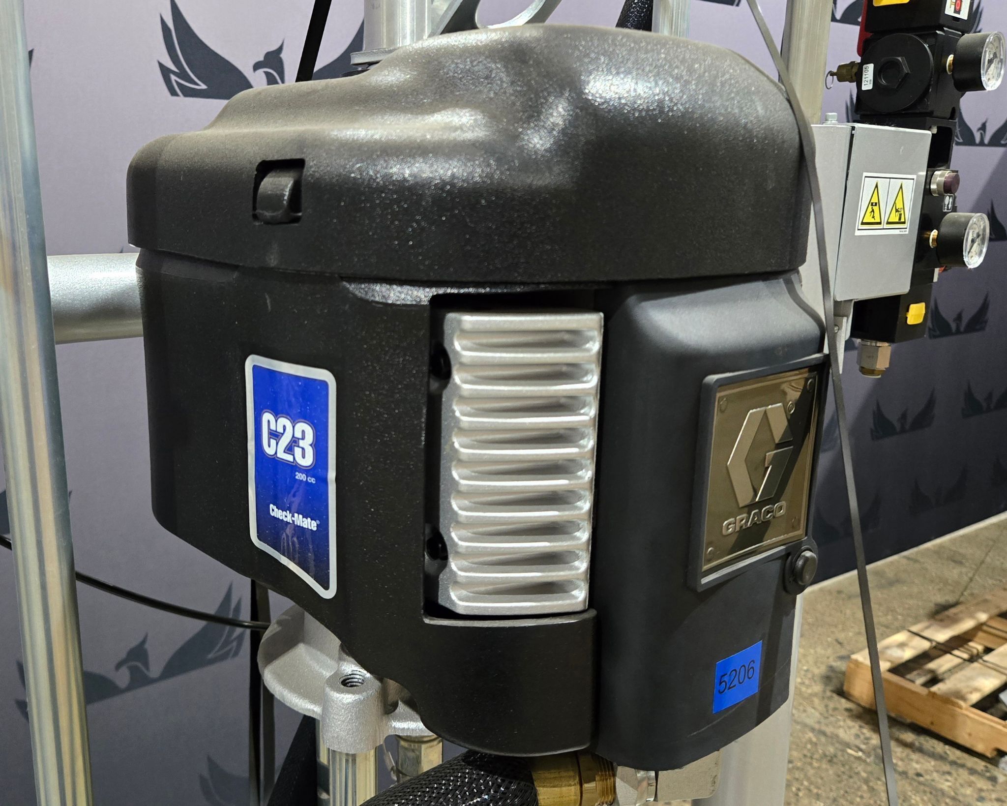GRACO TC257J Check‑Mate Supply Pump 23:1 for 50 Gal Drum USED 2