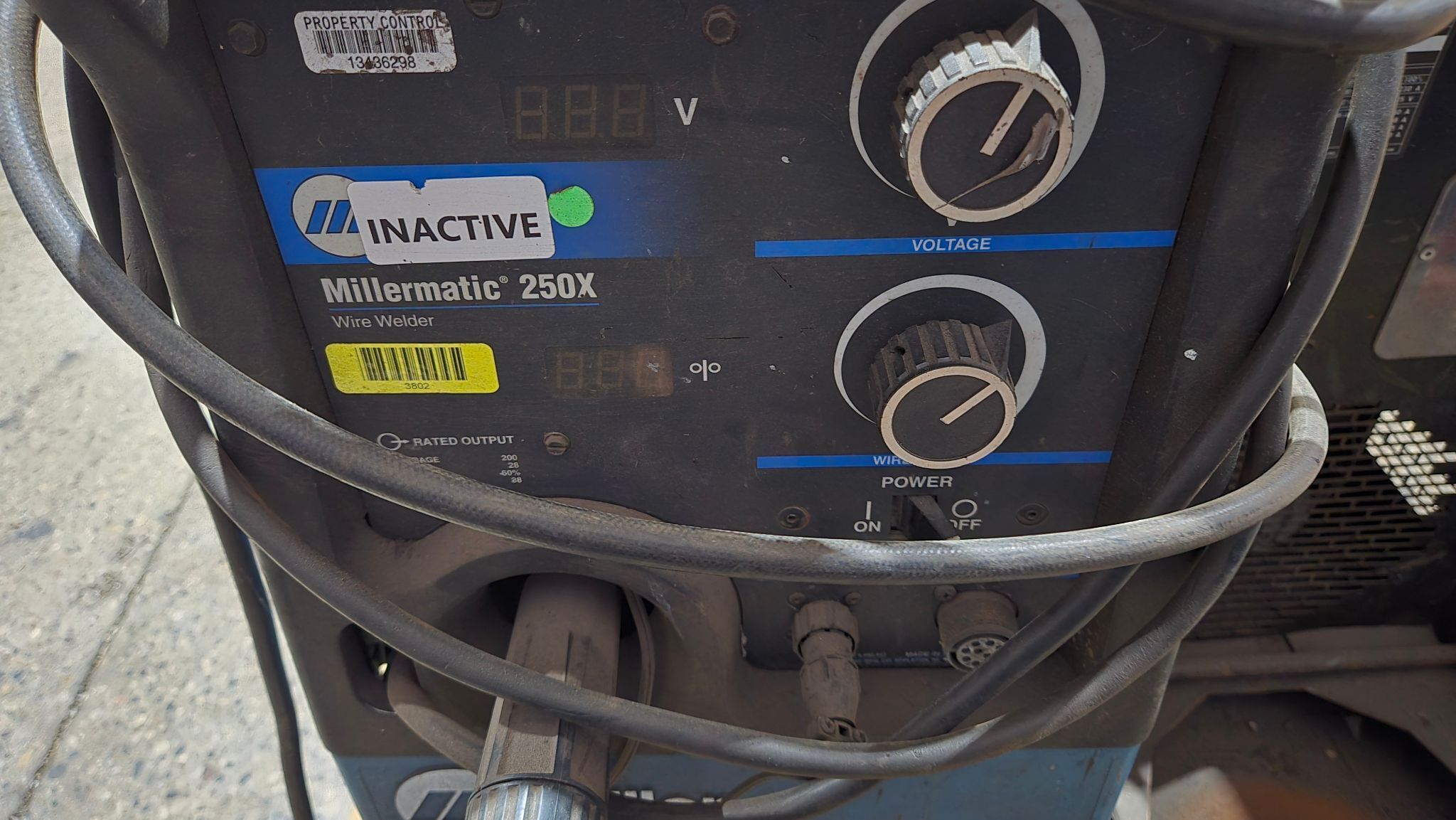 MILLER MILLERMATIC 250X WIRE FEED WELDER USED 2