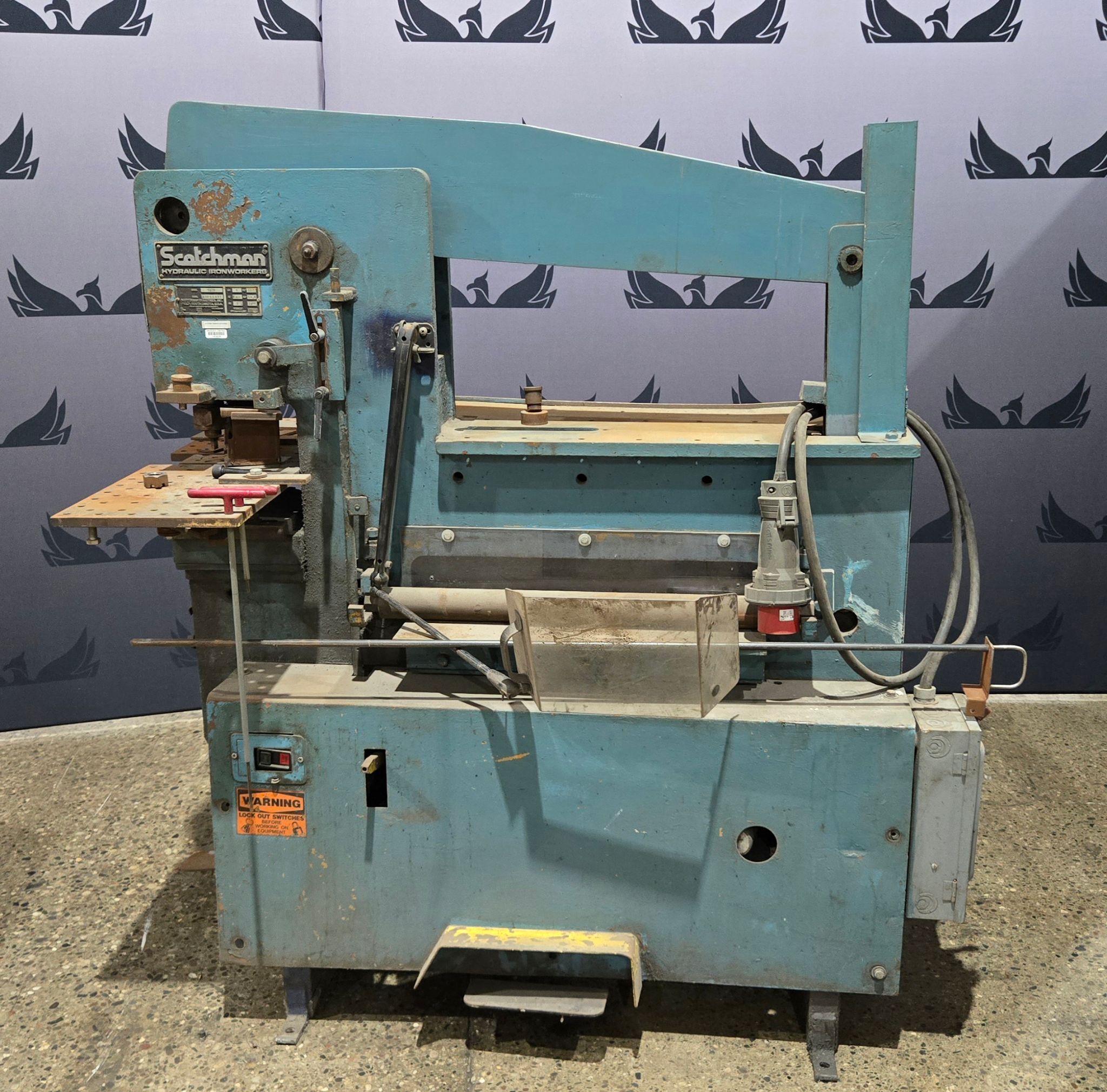 SCOTCHMAN 5075 50 TON PUNCH CAPACITY IRONWORKER USED GOOD 0
