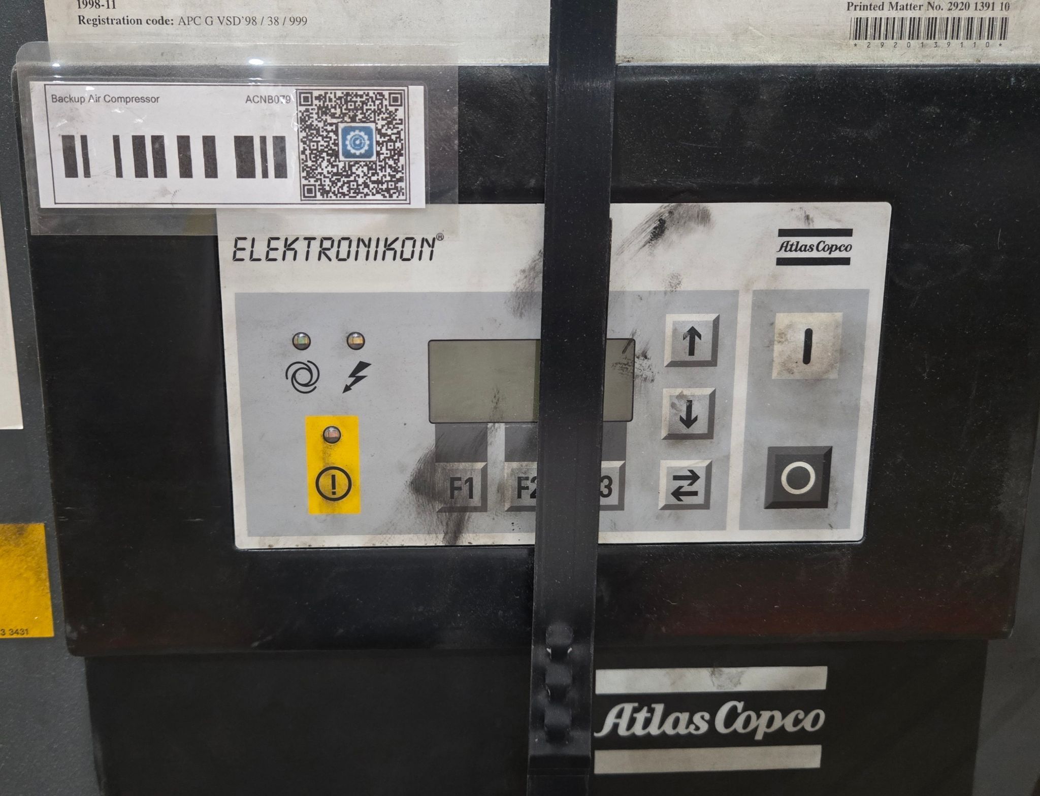 ATLAS COPCO GA 50 VSD ROTARY SCREW AIR COMPRESSOR USED 3
