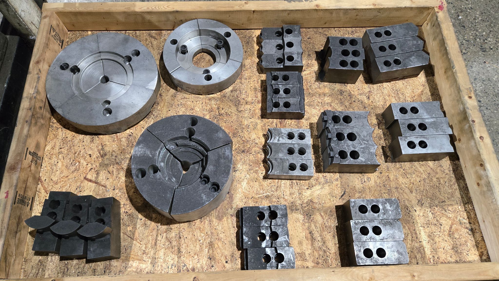 BUNDLE of Hardened Steel Jaws & Soft Jaws SET USED 0