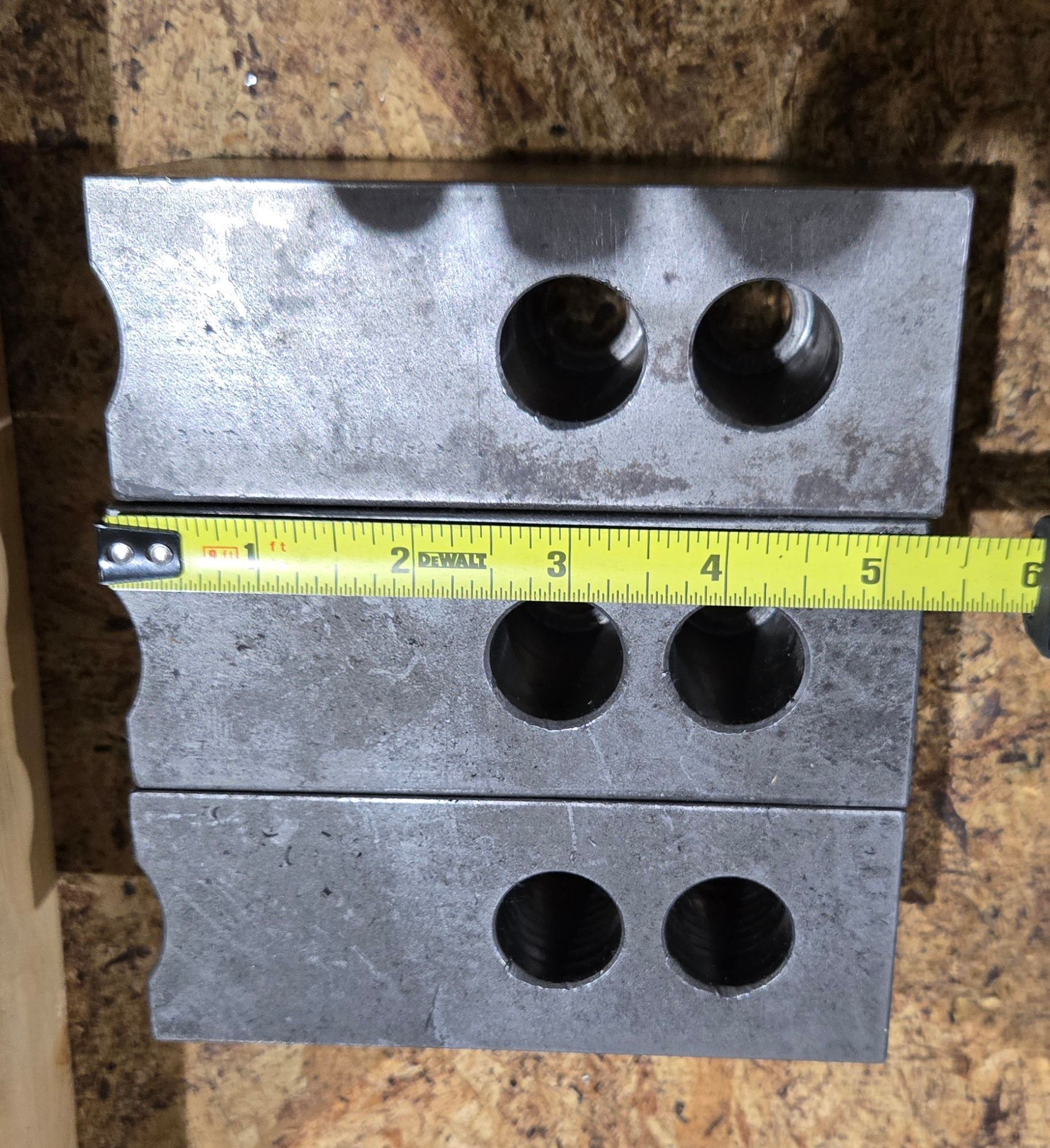 BUNDLE of Hardened Steel Jaws & Soft Jaws SET USED 4