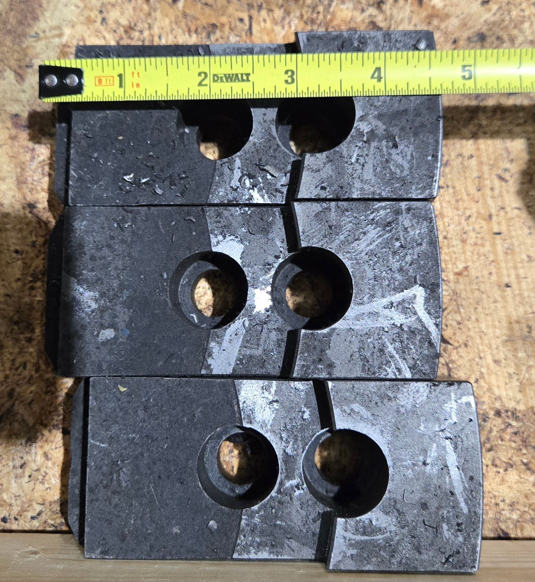 BUNDLE of Hardened Steel Jaws & Soft Jaws SET USED 7