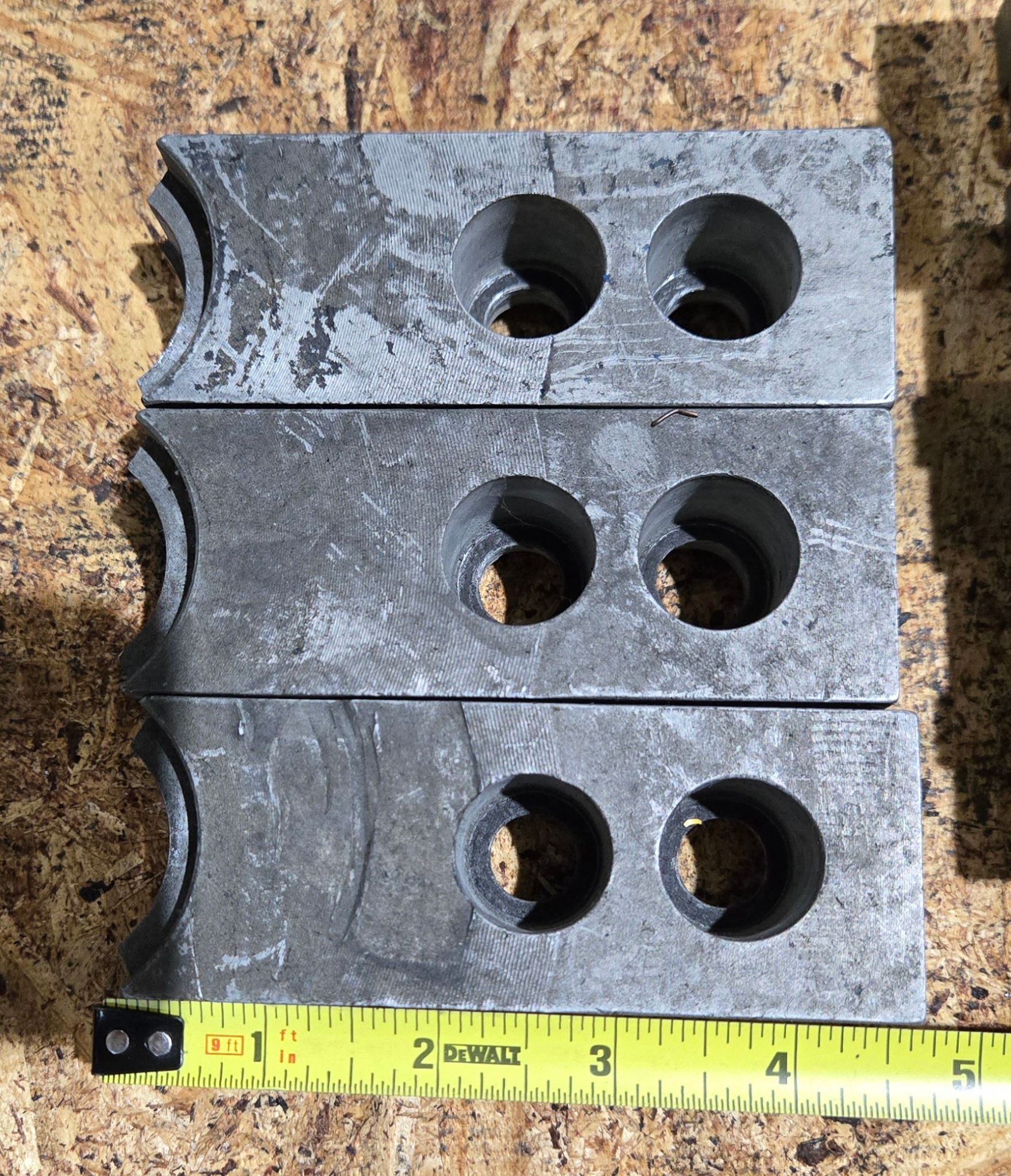 BUNDLE of Hardened Steel Jaws & Soft Jaws SET USED 8