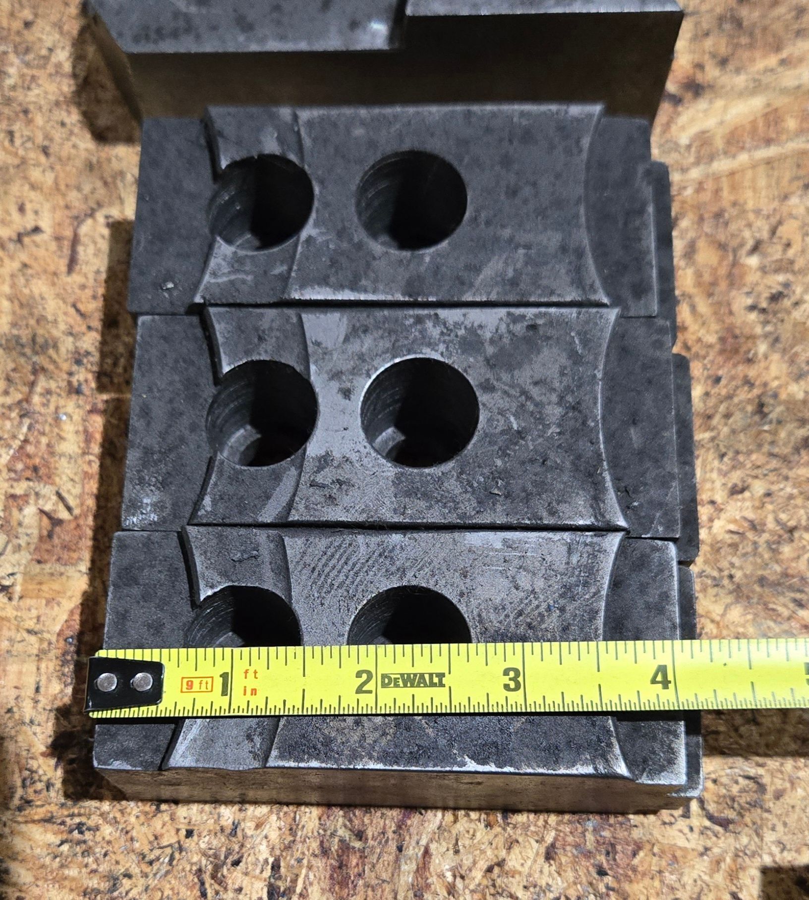 BUNDLE of Hardened Steel Jaws & Soft Jaws SET USED 9