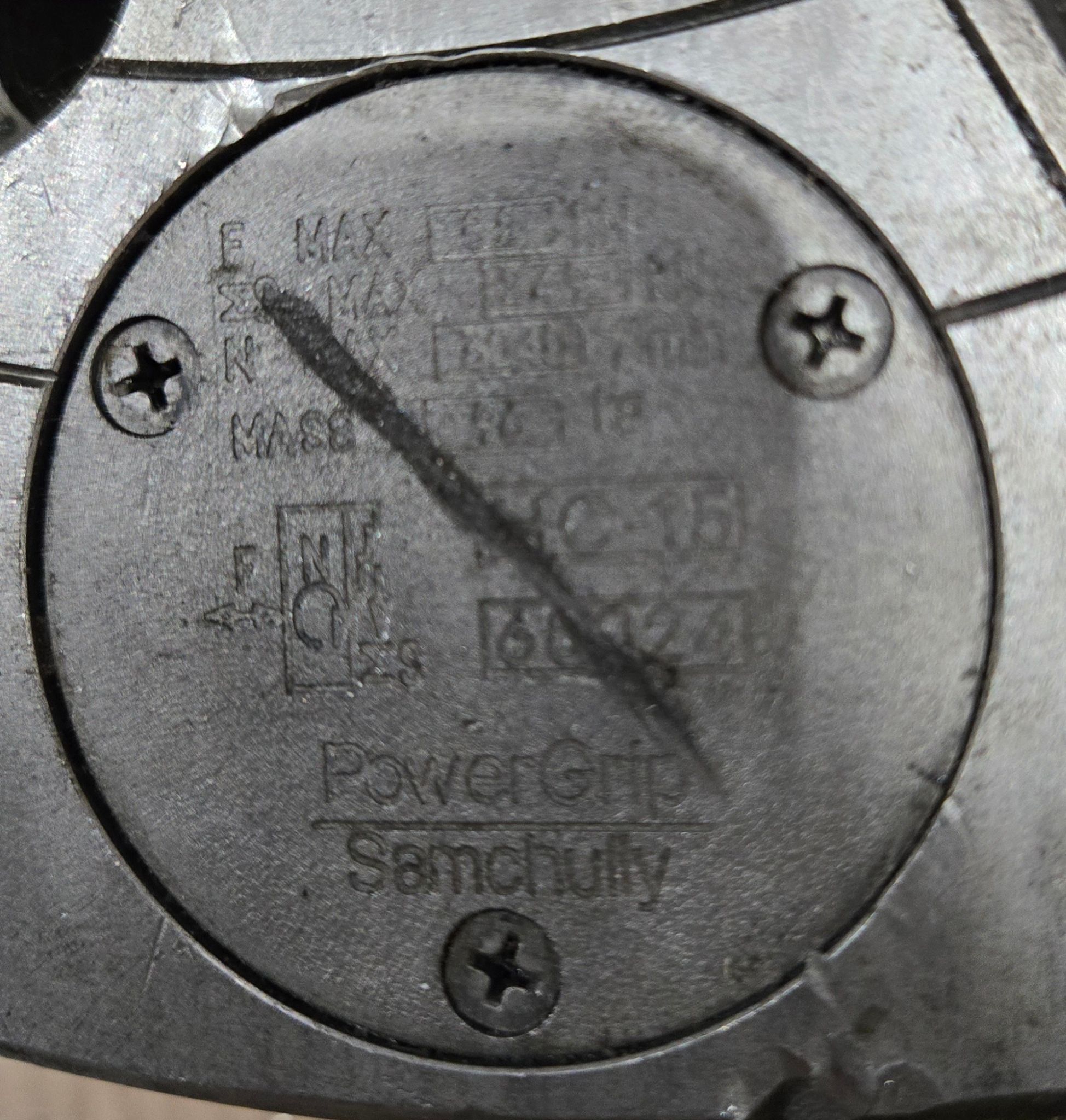 SAMCHULLY HC‑15 Power Grip 15" CNC Lathe 3-Jaw Chuck USED 4