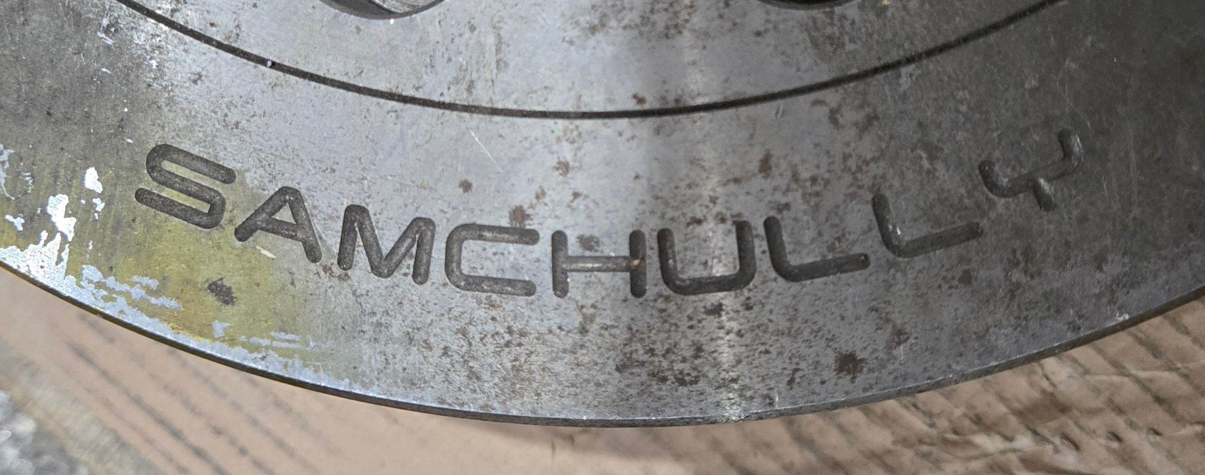 SAMCHULLY HC‑15D 15″ 3‑Jaw Self‑Centering Lathe Chuck USED 5