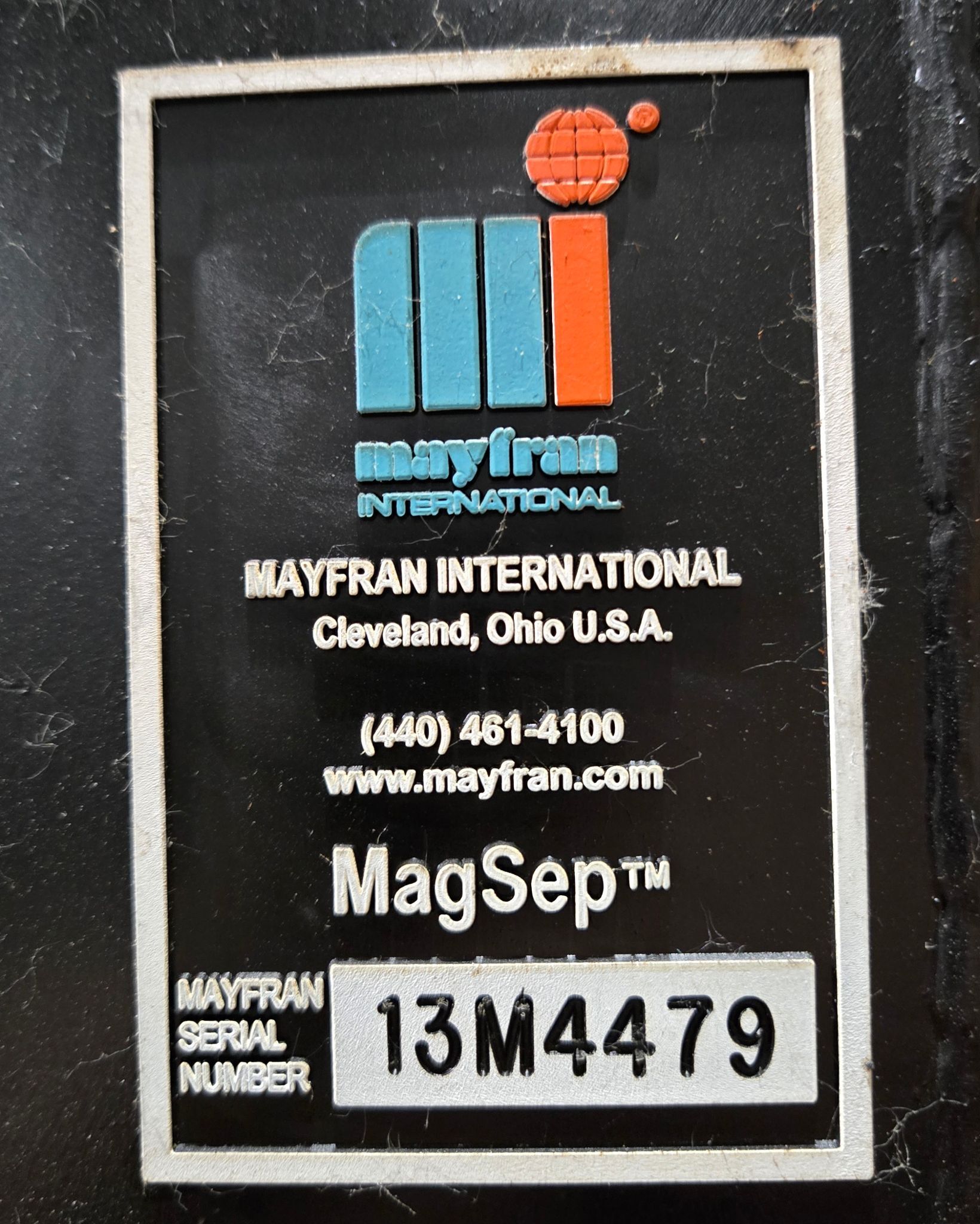 MAYFRAN MAGSEP Magnetic Scraper Conveyor Chip/Coolant Separator USED 11