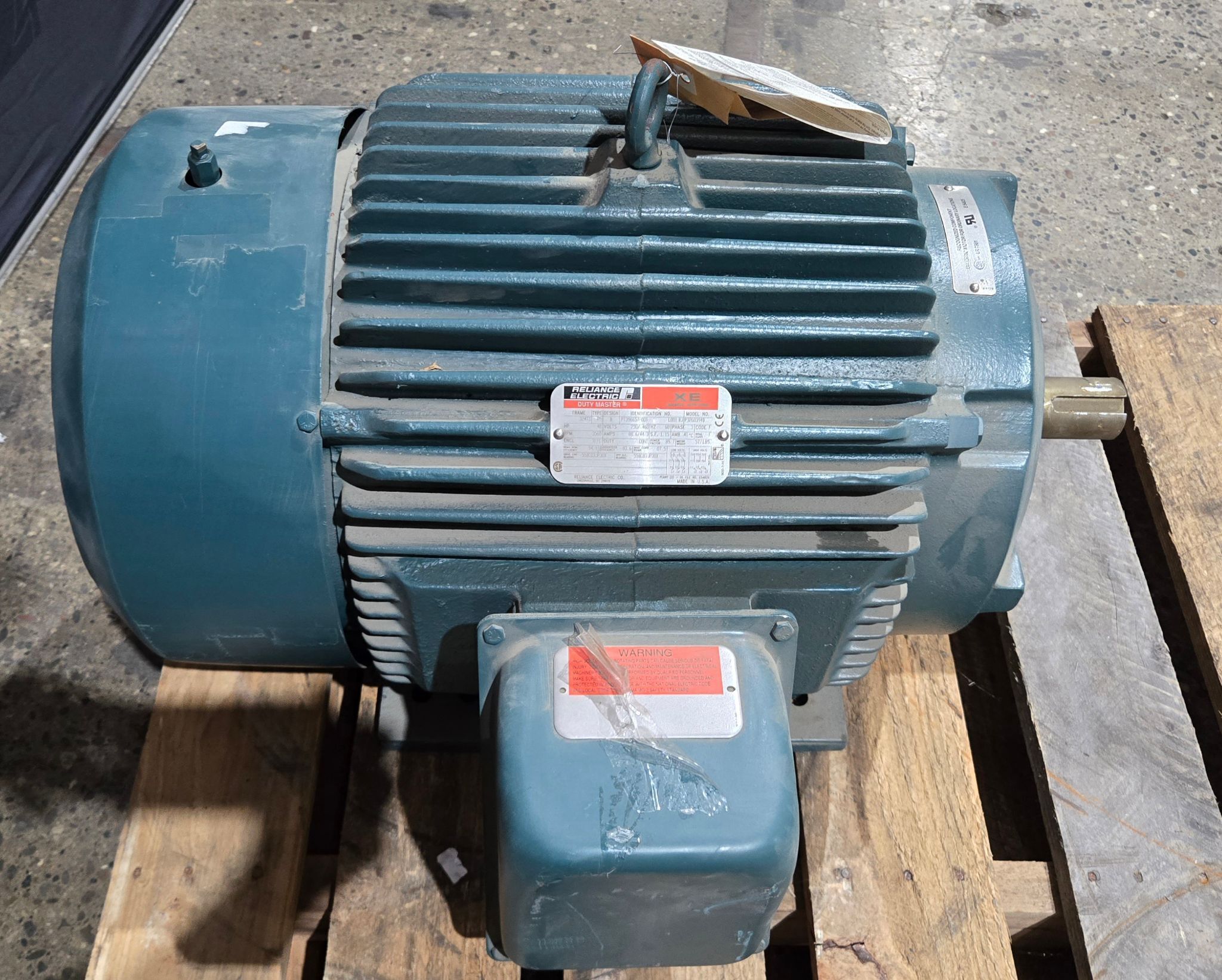 RELIANCE P32G0394D 40HP 3 PHASE AC MOTOR USED 2