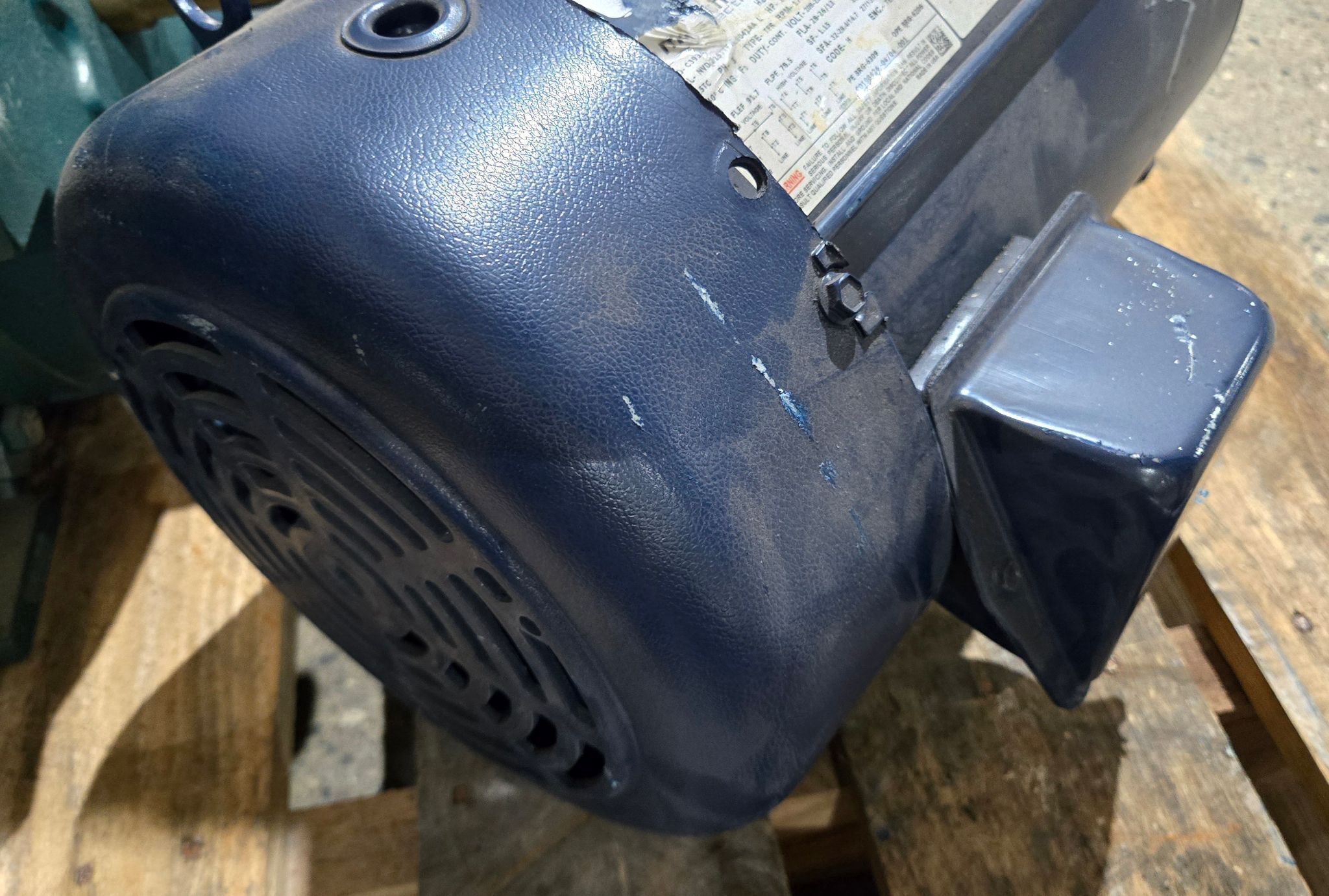 MARATHON ELECTRIC NVD215TTFW16041AA L 10HP AC MOTOR USED 2