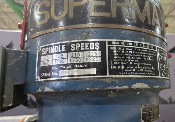 Used 1981 YCI SUPERMAX 047158 Mill IGAM1930009