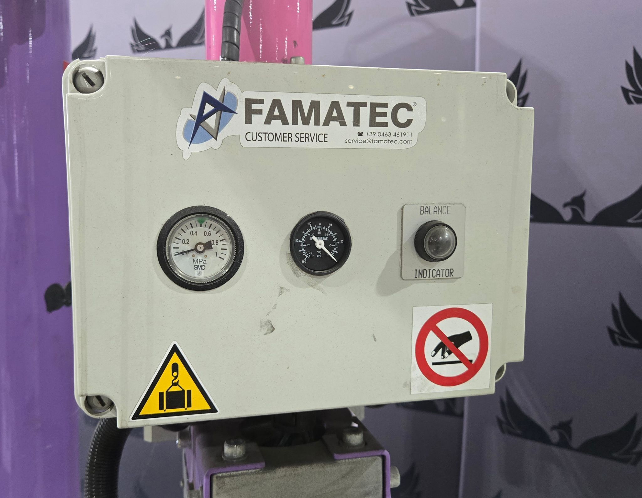 FAMATEC FR-V250 FRIENDLY PNEUMATIC MANIPULATOR ARM 250KG SUCTION USED 3