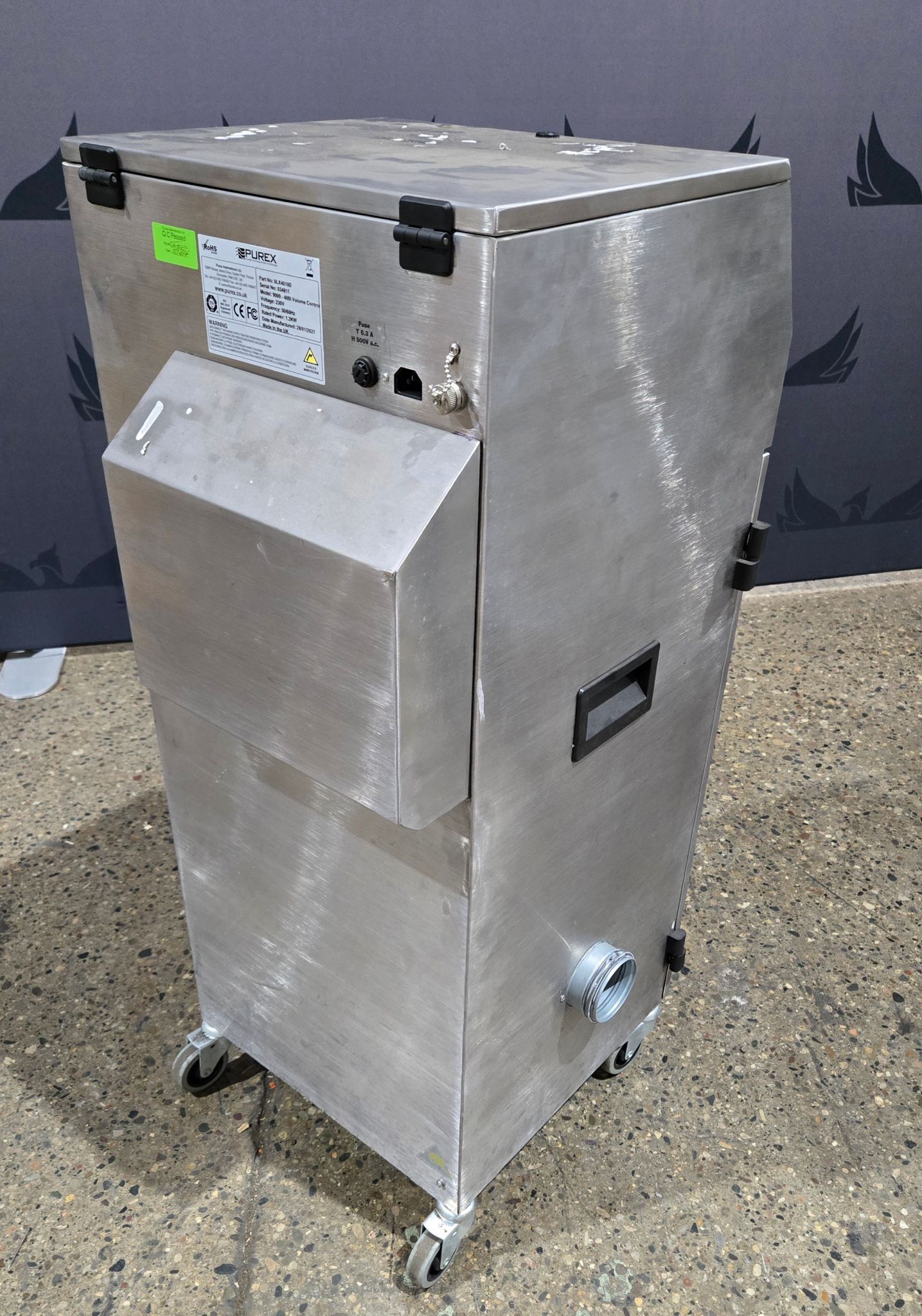 PUREX 0LX4010D FUME EXTRACTION UNIT 230V USED 1