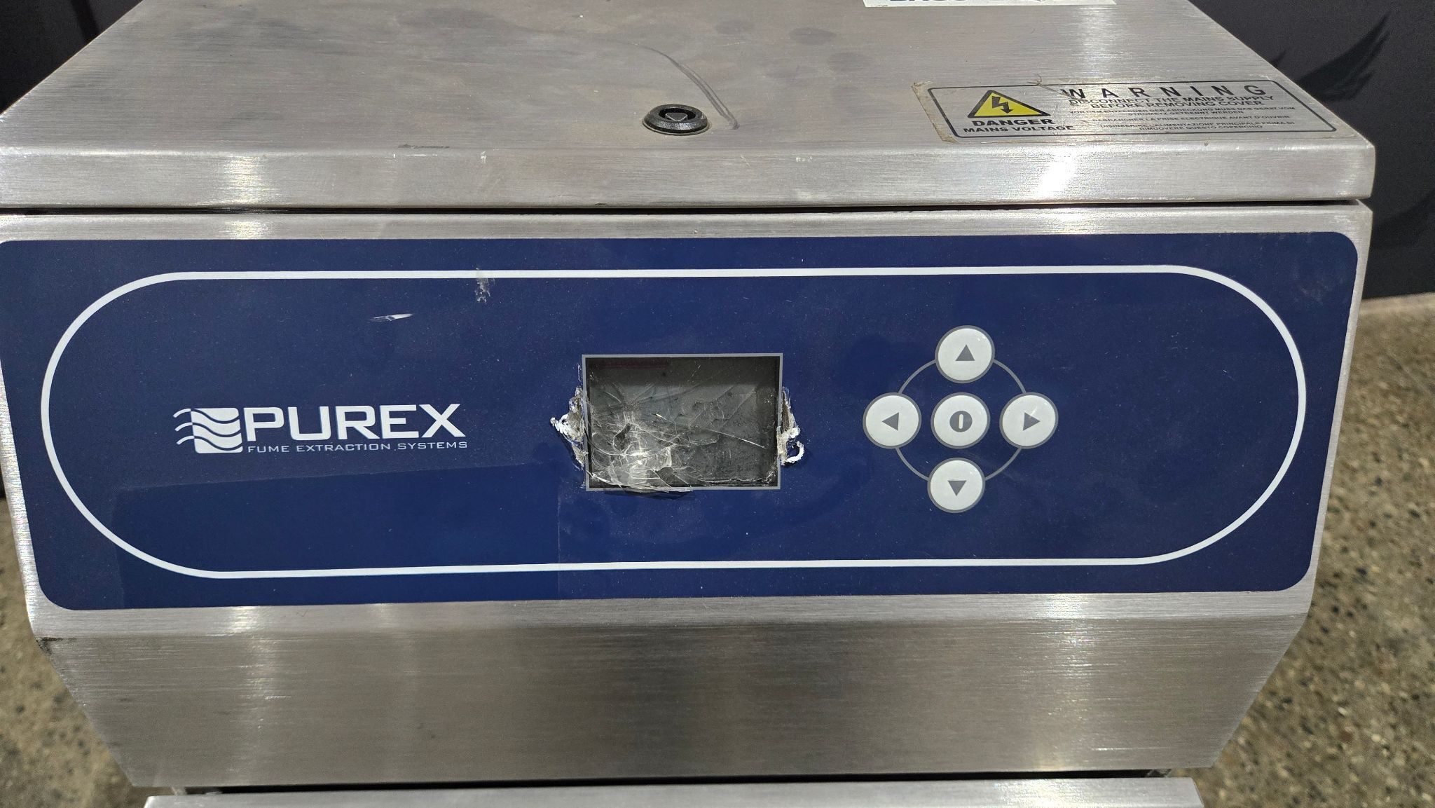 PUREX 0LX4010D FUME EXTRACTION UNIT 230V USED AS-IS 2
