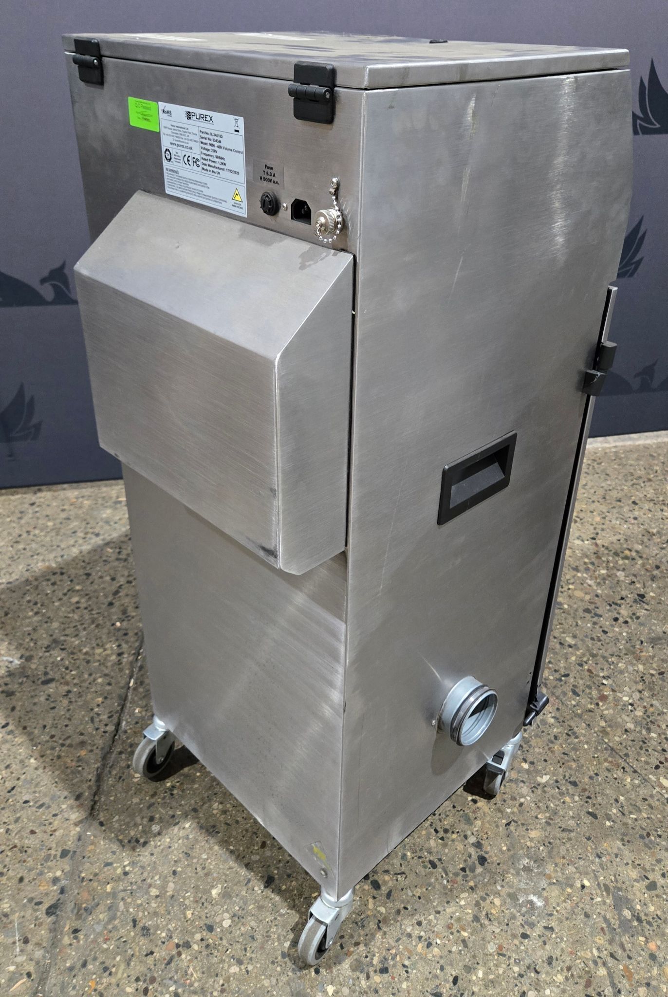 PUREX 0LX4010D FUME EXTRACTION UNIT 230V USED AS-IS 6