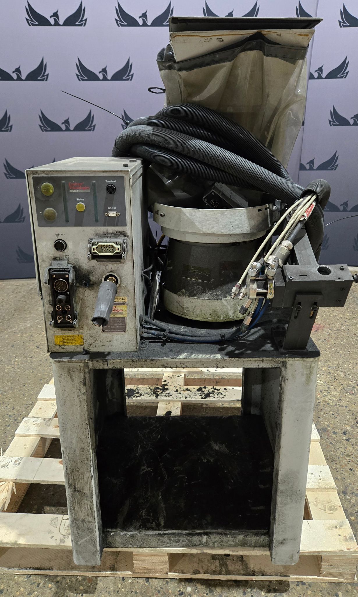 EMHART ETF12N VIBRATORY BOWL FEEDER USED 0