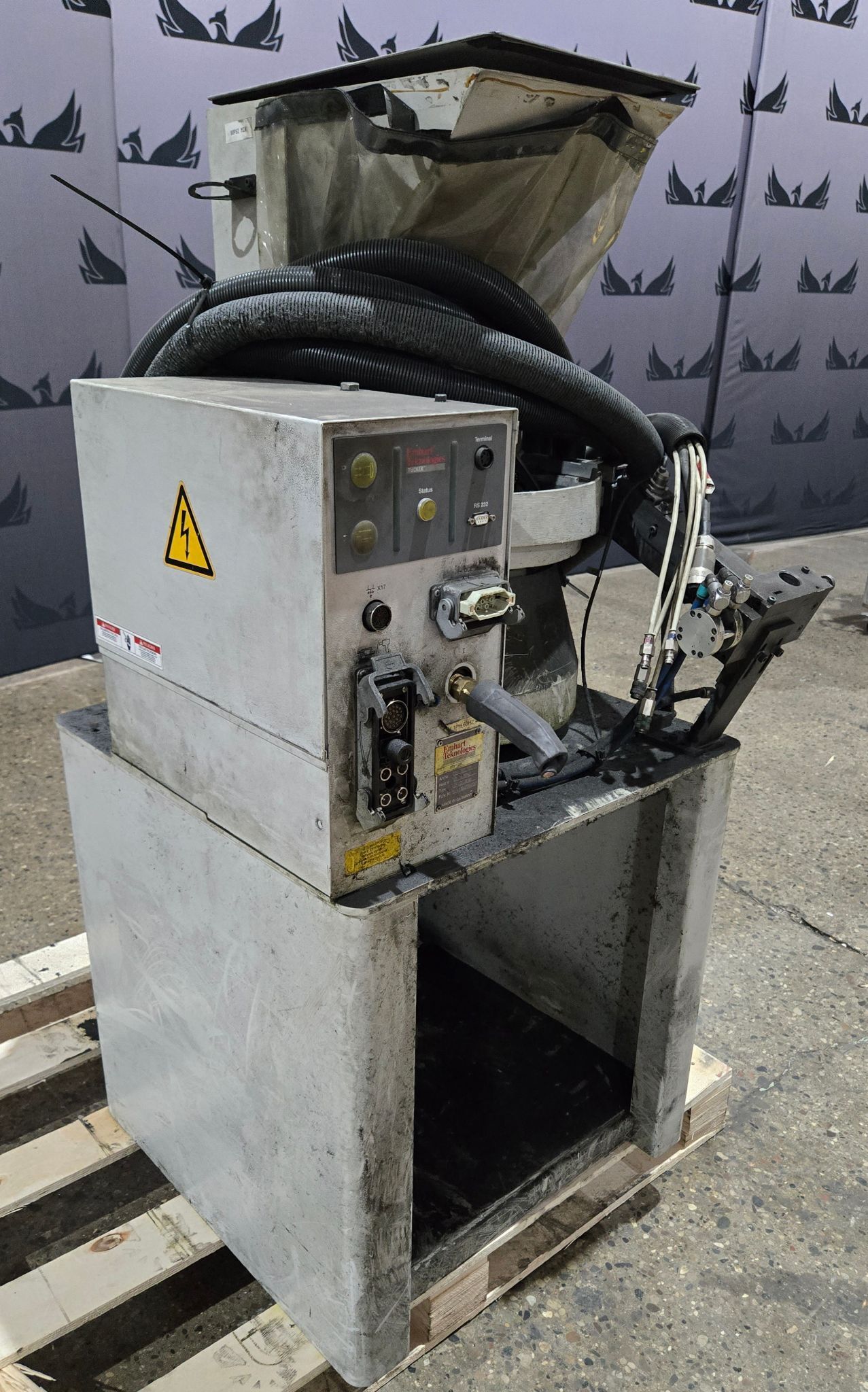 EMHART ETF12N VIBRATORY BOWL FEEDER USED 2