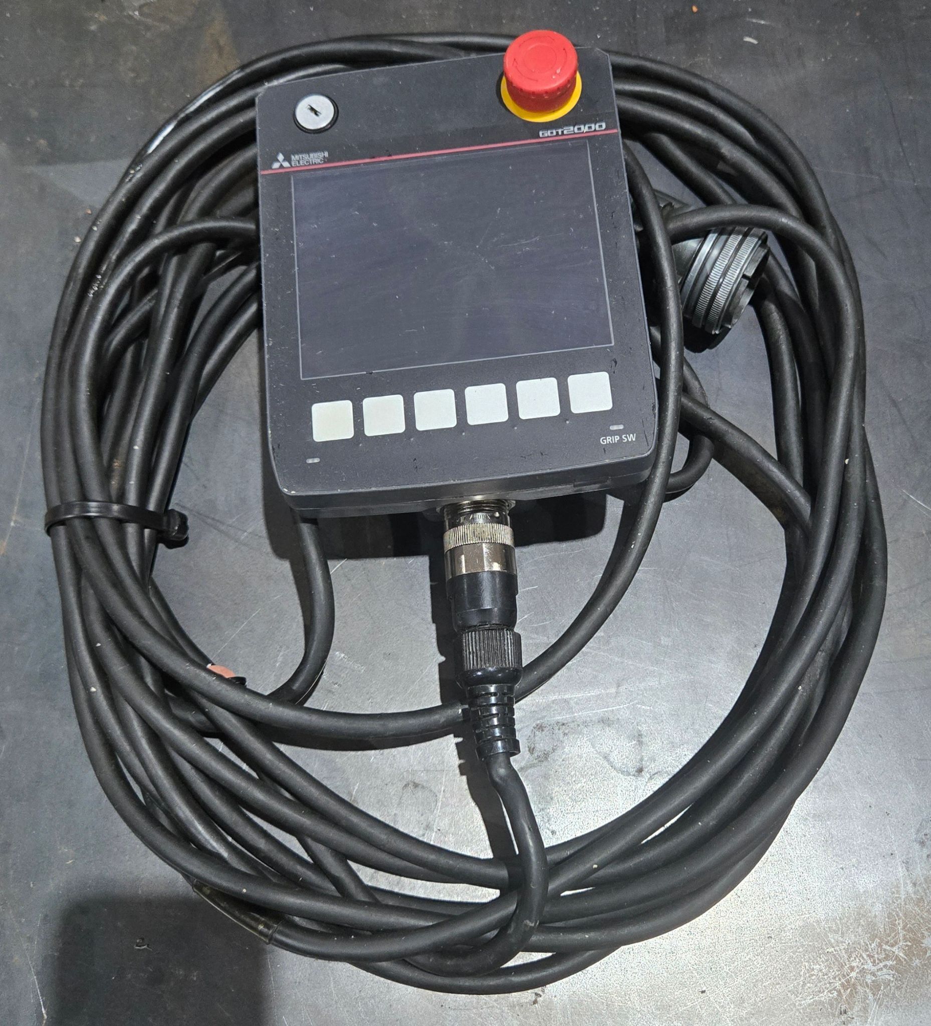 MITSUBISHI GT2505HS-VTBD GOT2000 HANDY HMI TOUCHSCREEN USED PARTS ONLY 0